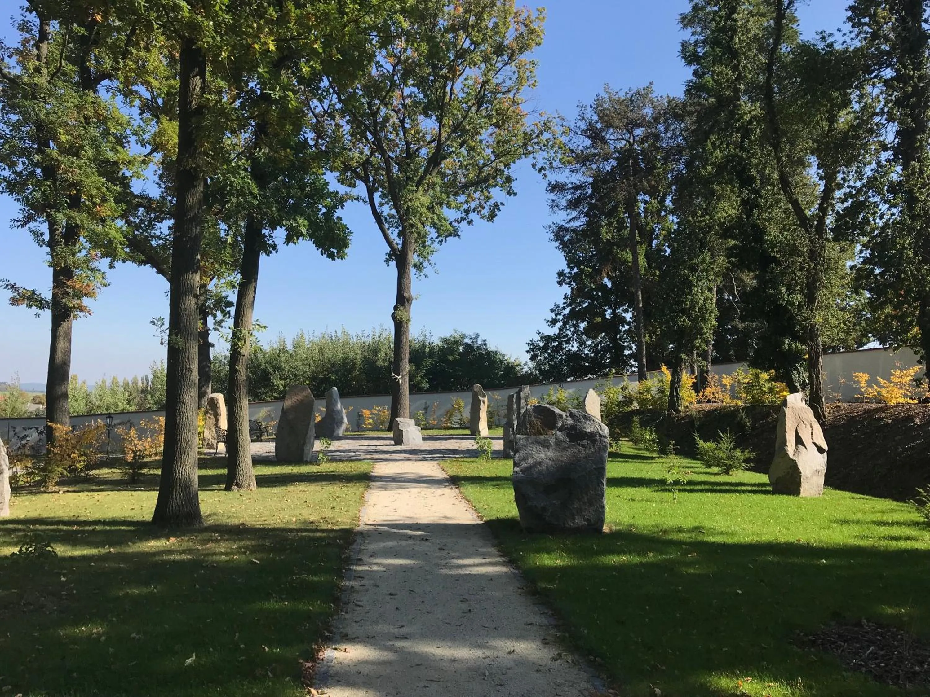 Garden in Hotel Panství Dlouhá Lhota