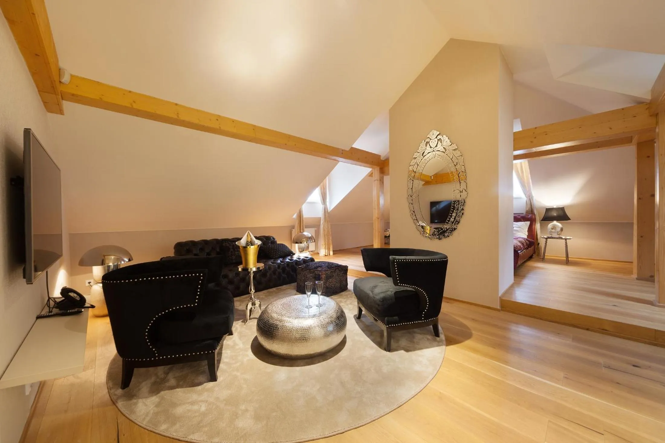 TV and multimedia in Hotel Panství Dlouhá Lhota