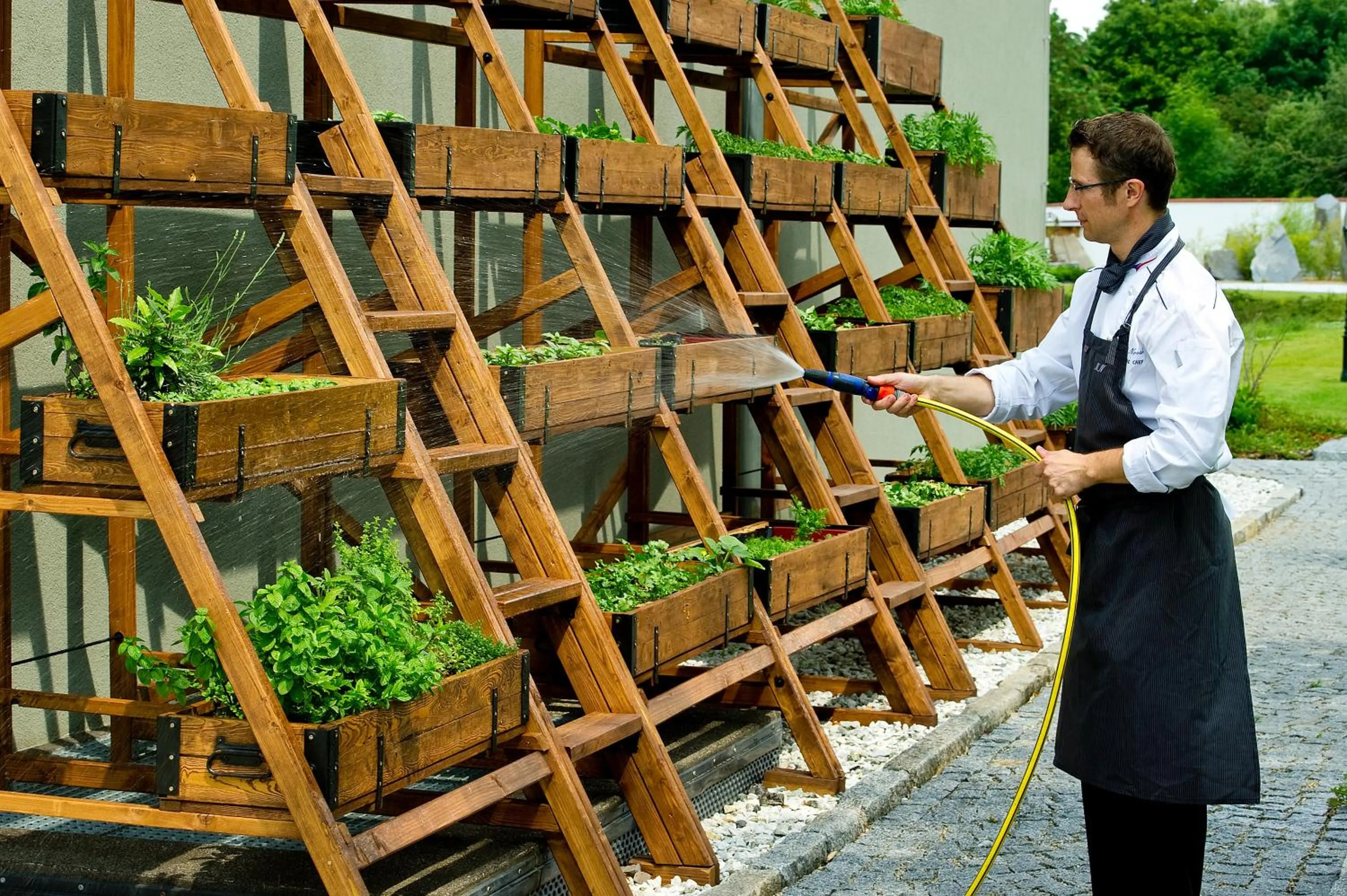 Garden in Hotel Panství Dlouhá Lhota