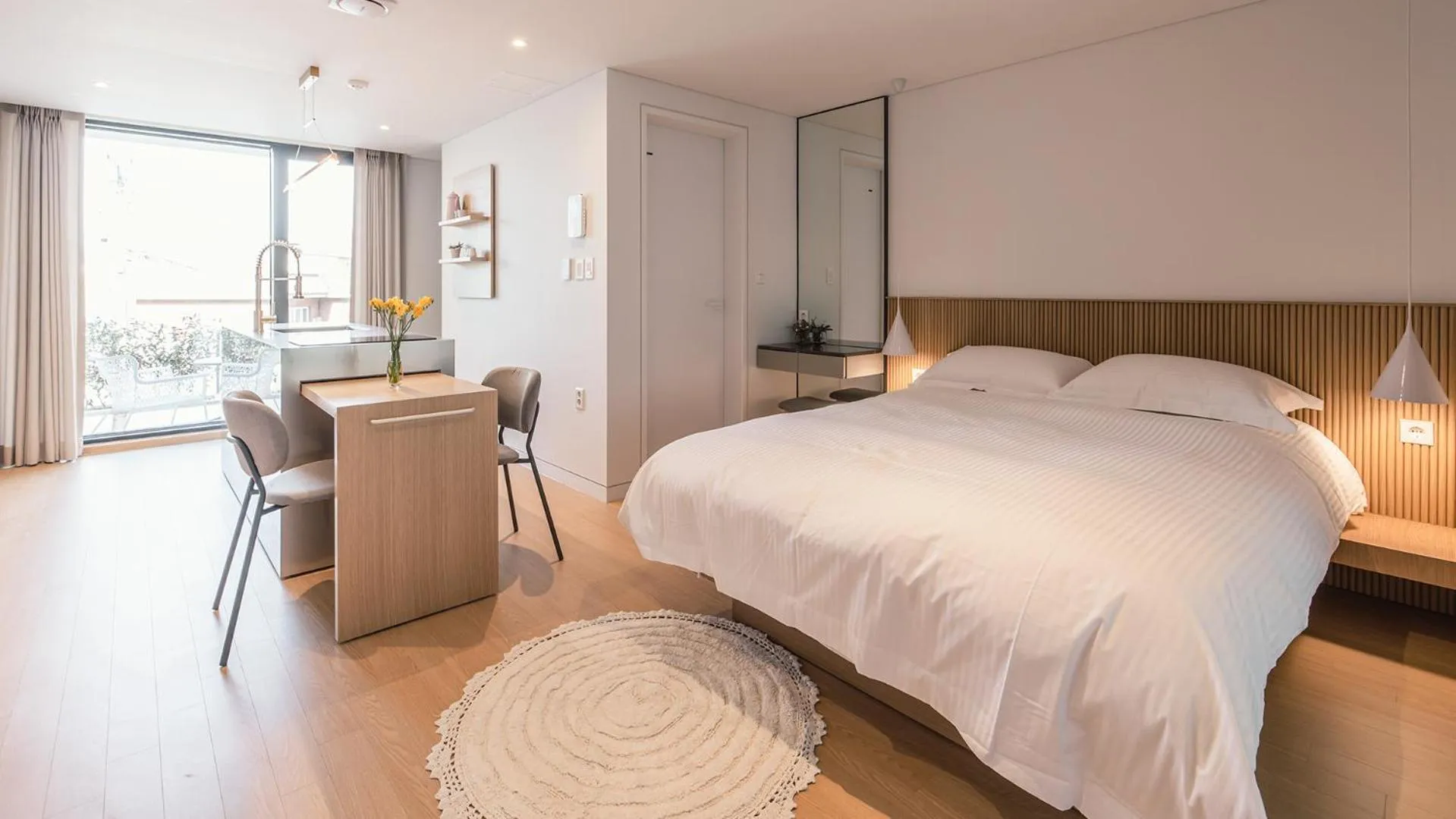 Bed in Bomun World Pension