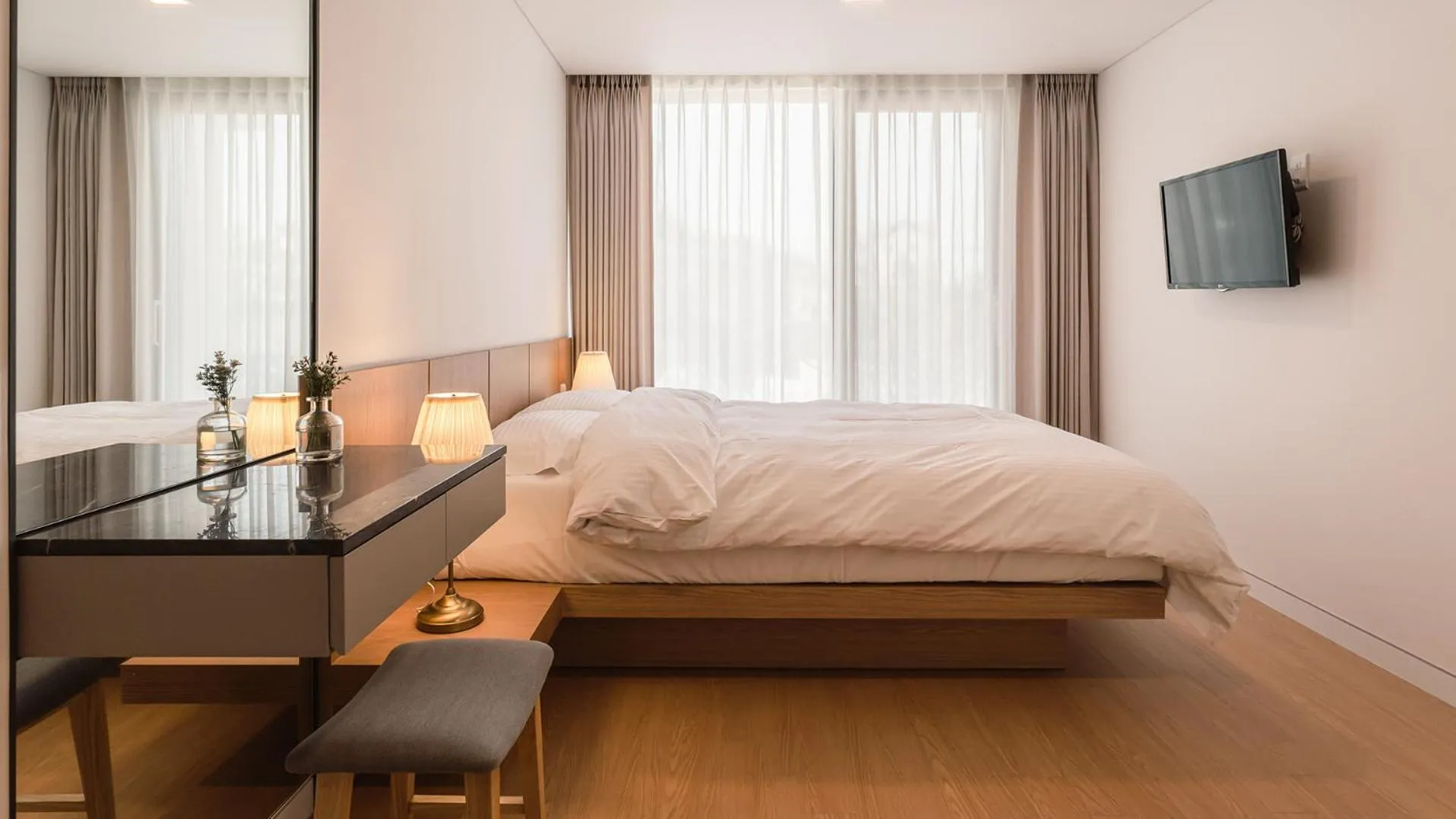 Bed in Bomun World Pension