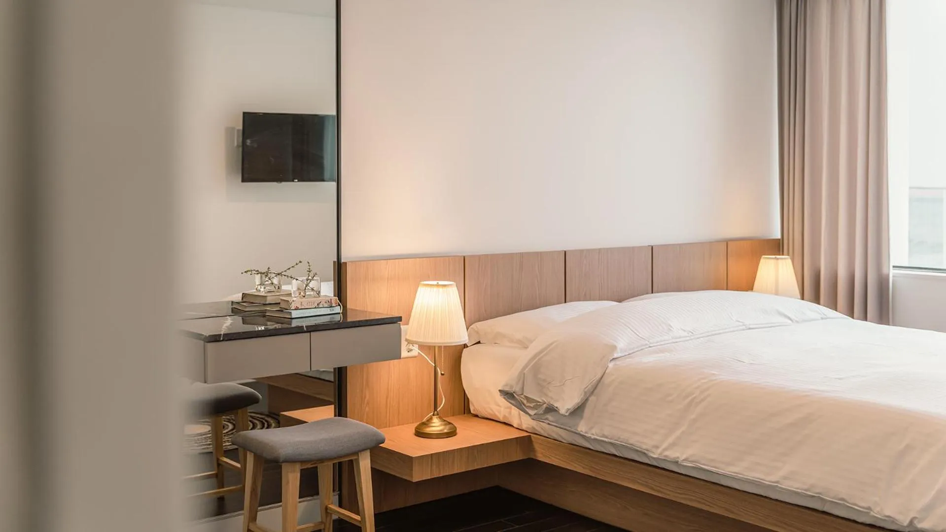 Bed in Bomun World Pension