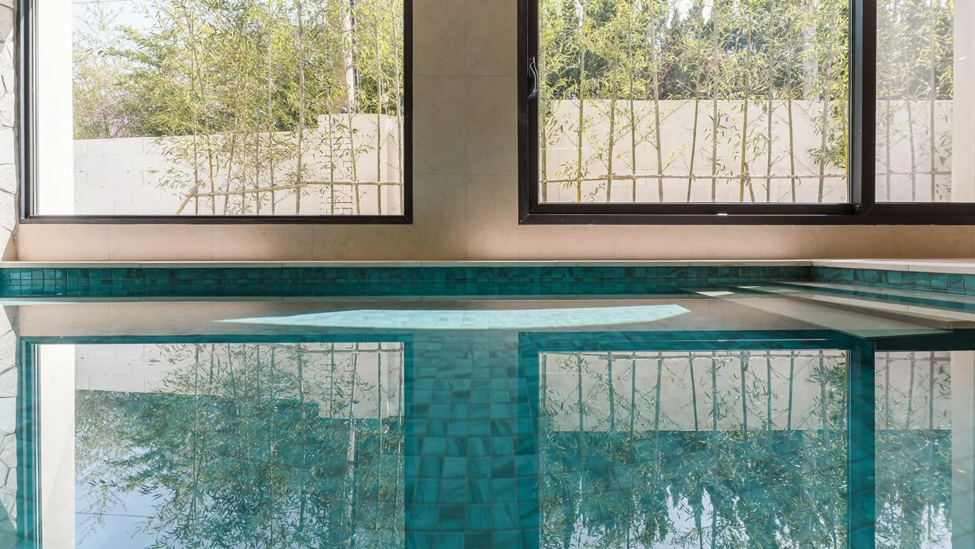 Swimming pool in Bomun World Pension