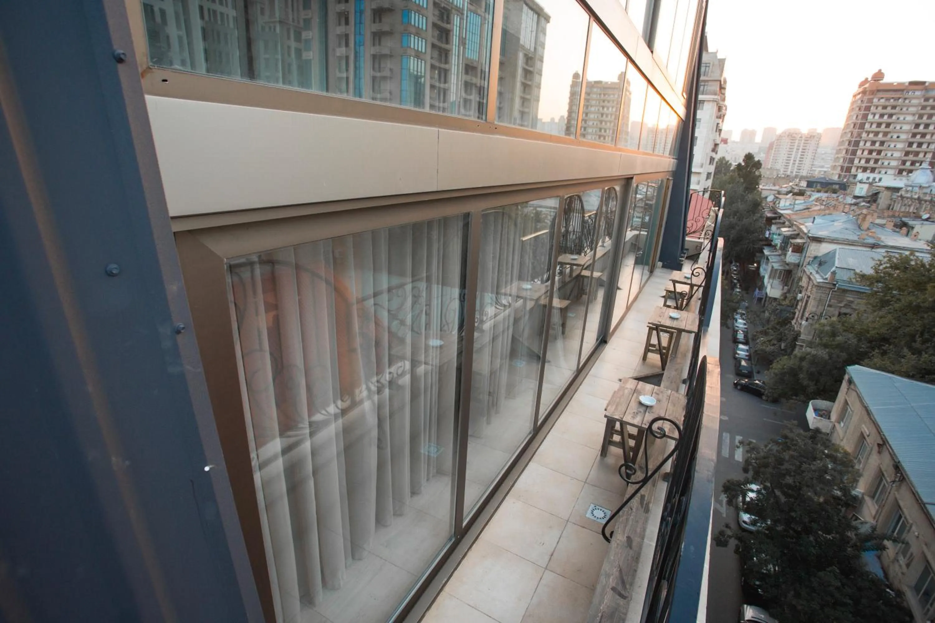 Balcony/Terrace in Boutique Hotel Baku