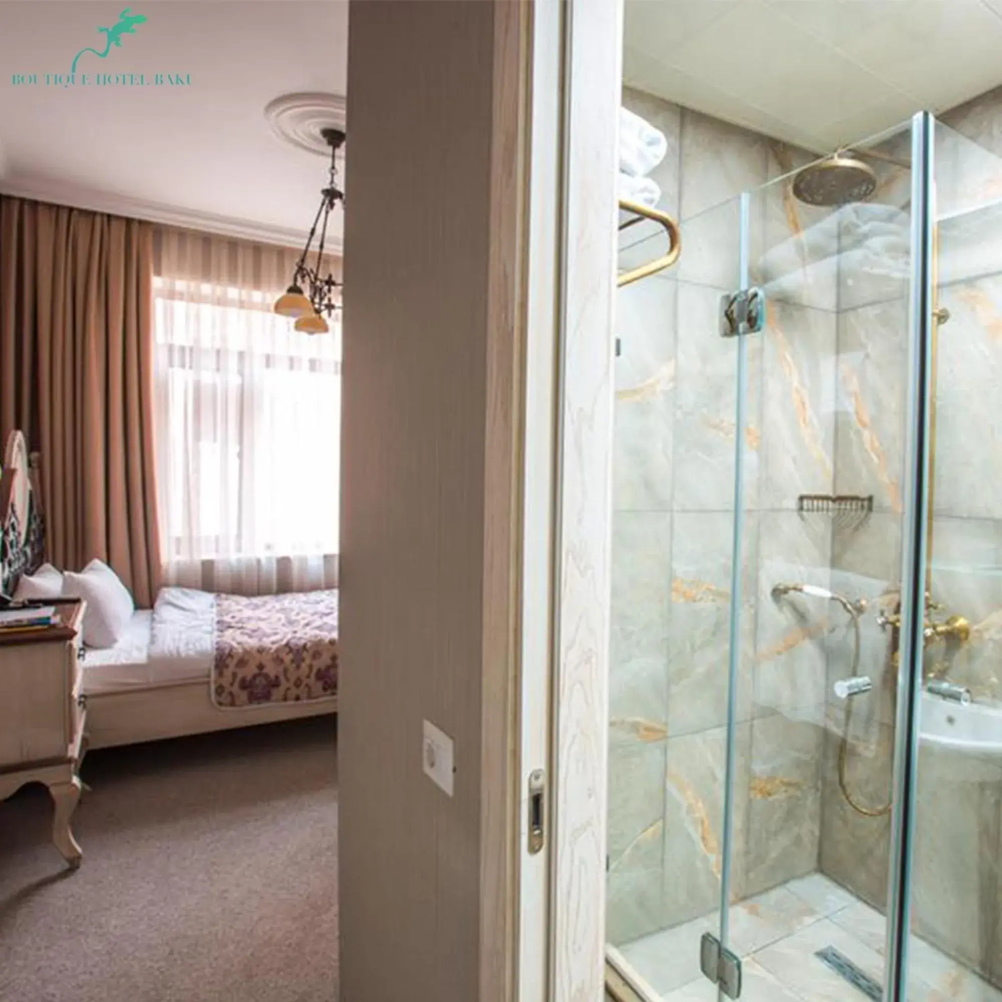 Single Room with Bathroom - single occupancy in Boutique Hotel Baku Single Room with Bathroom - single occupancy in Boutique Hotel Baku