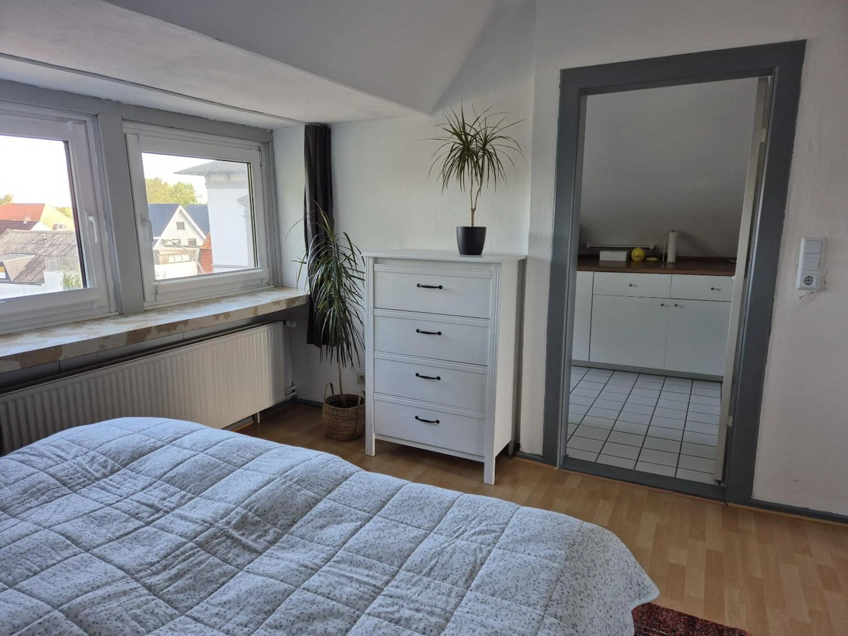 Bedroom, Bed in Gästehaus bed & kitchen