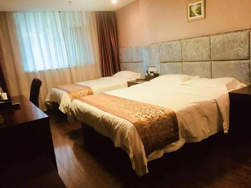 Bed in Greentree Alliance Shang Hai Pudong New Area Zhangyang Road Hotel