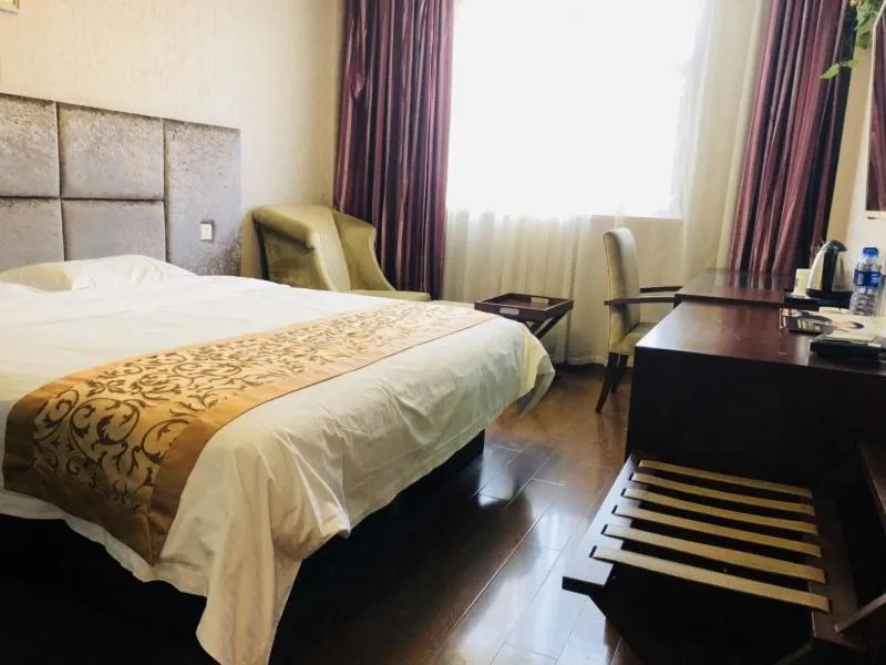 Bed in Greentree Alliance Shang Hai Pudong New Area Zhangyang Road Hotel
