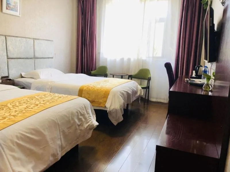 Bed in Greentree Alliance Shang Hai Pudong New Area Zhangyang Road Hotel