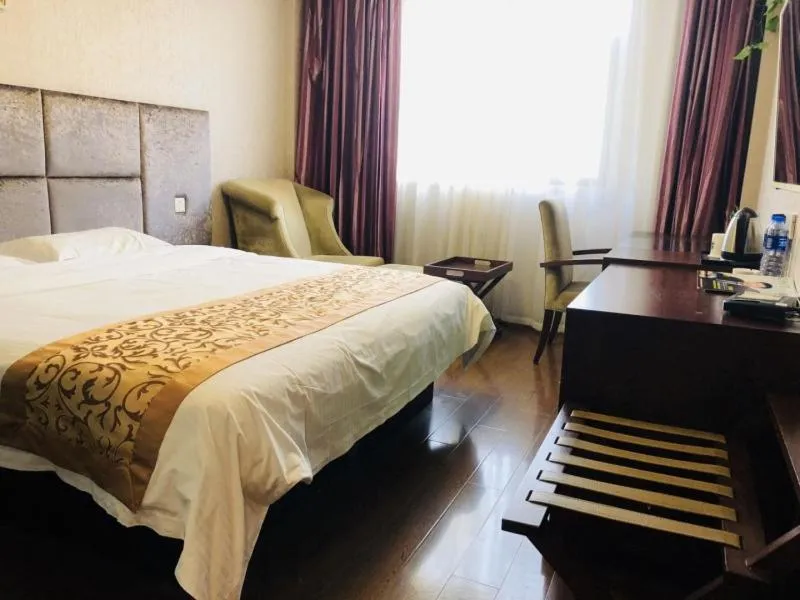 Bed in Greentree Alliance Shang Hai Pudong New Area Zhangyang Road Hotel