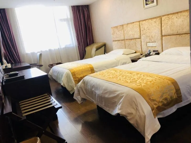 Bed in Greentree Alliance Shang Hai Pudong New Area Zhangyang Road Hotel