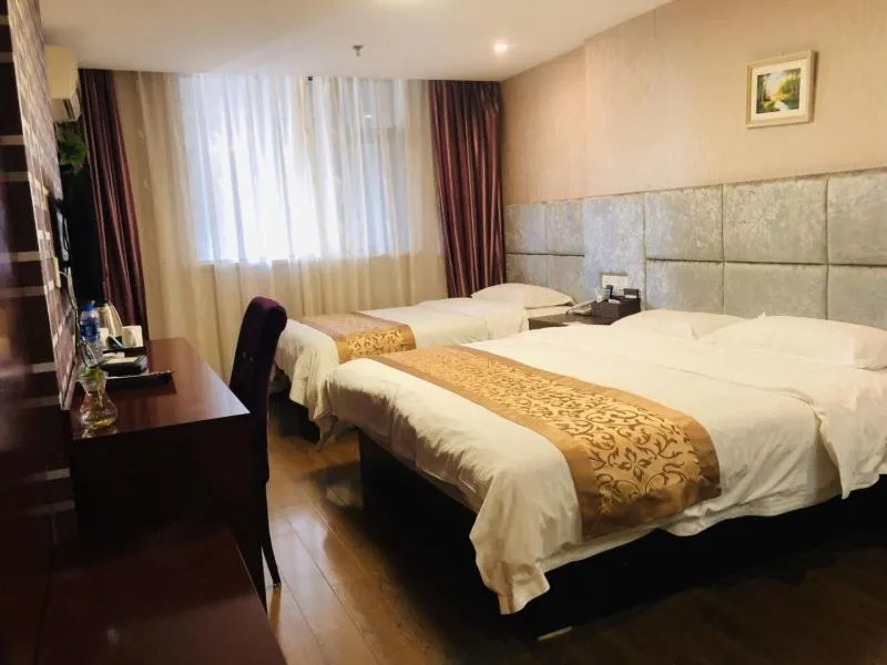 Bed in Greentree Alliance Shang Hai Pudong New Area Zhangyang Road Hotel