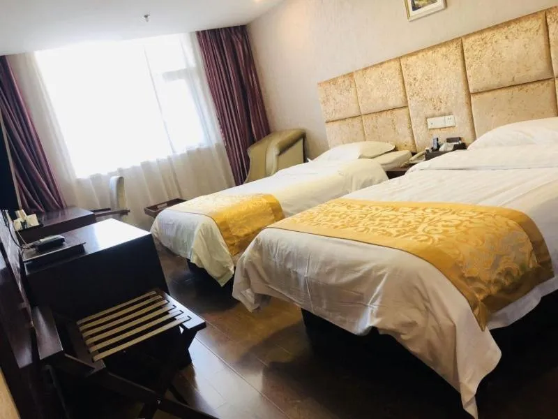Bed in Greentree Alliance Shang Hai Pudong New Area Zhangyang Road Hotel