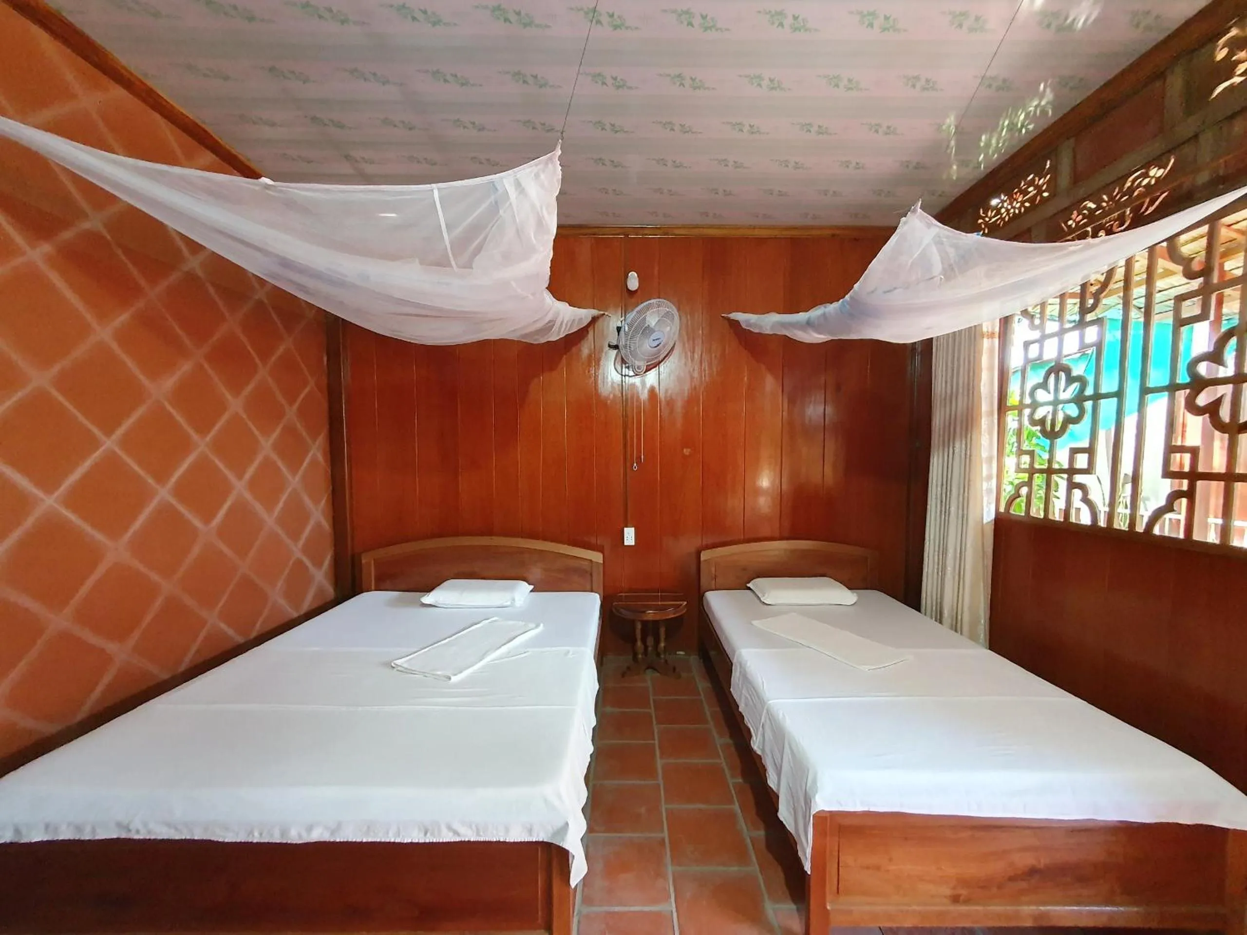Bed in Ba Linh Homestay