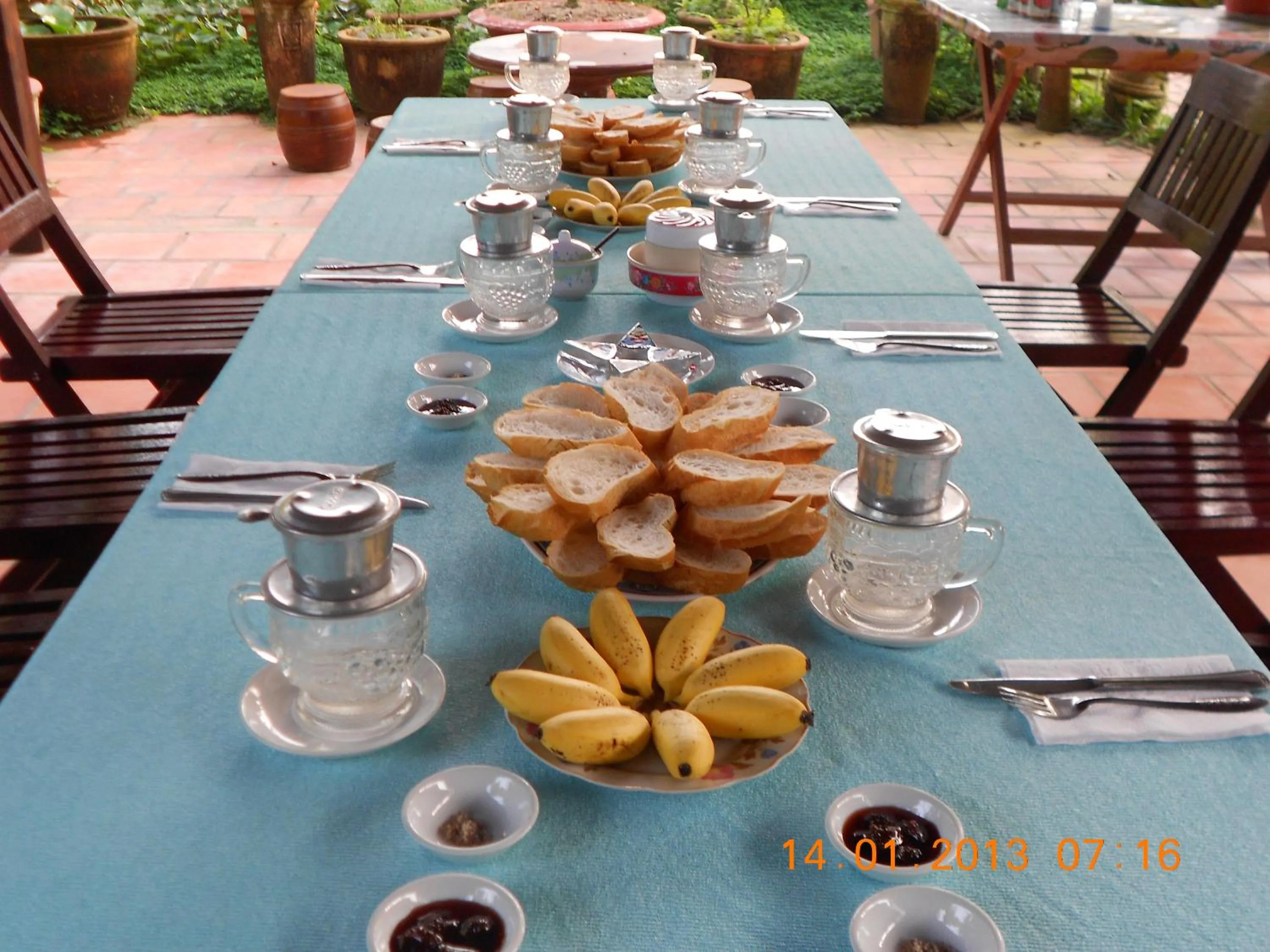 Breakfast in Ba Linh Homestay