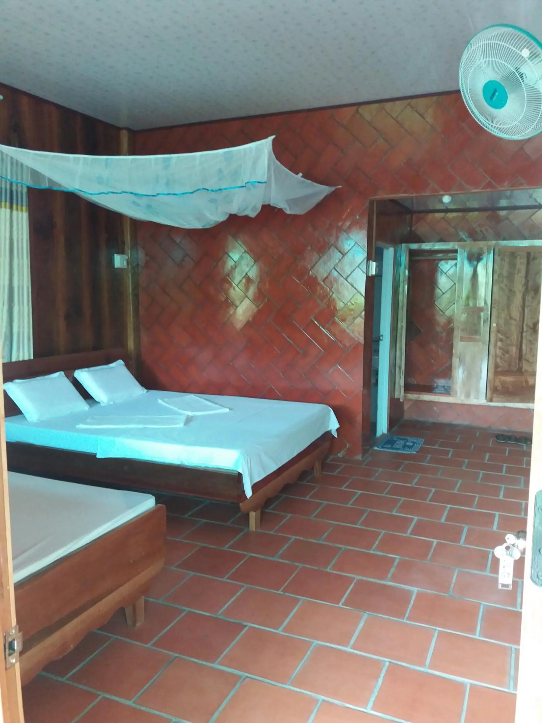 Bed in Ba Linh Homestay