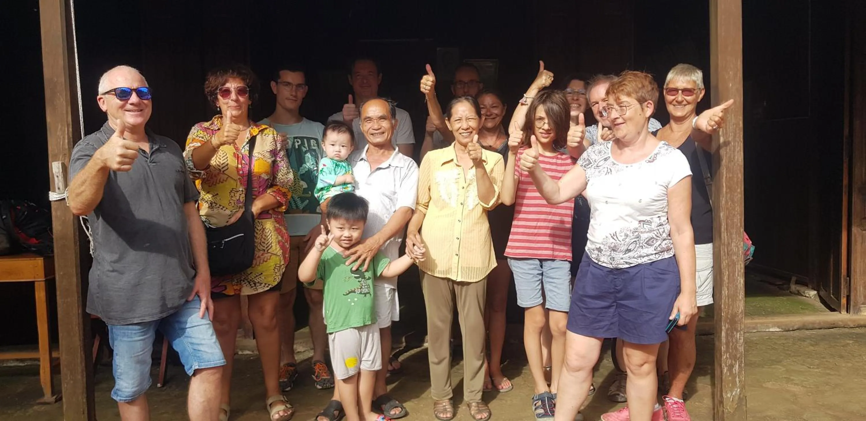 People in Ba Linh Homestay