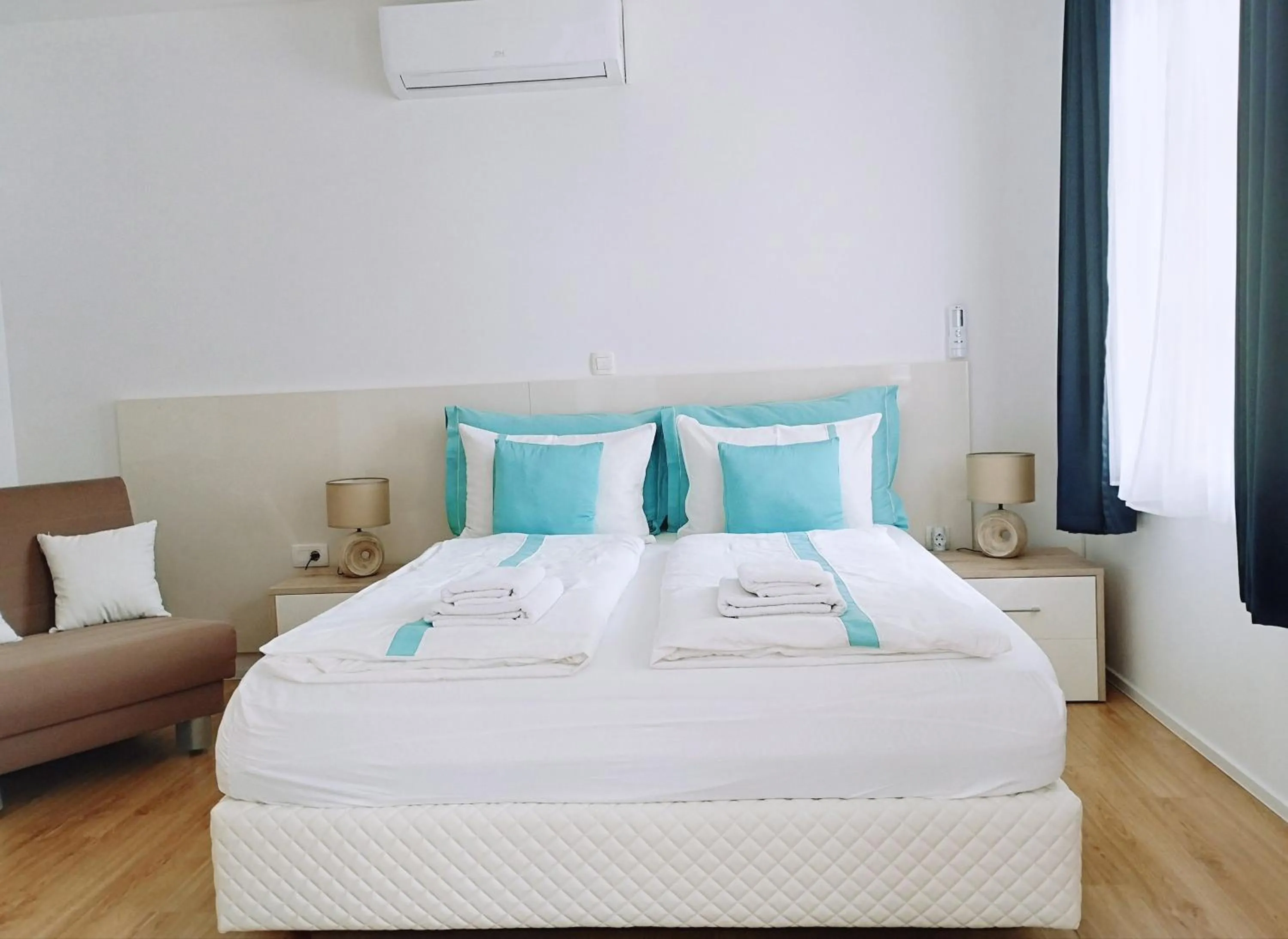 Bed in Apartments Wallas