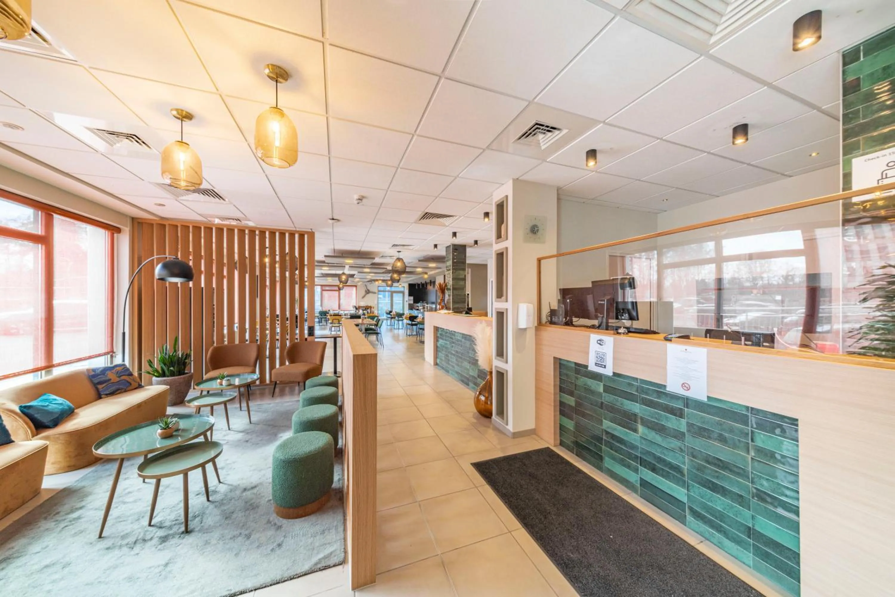 Lobby or reception in Mandarina Hotel Luxembourg Airport