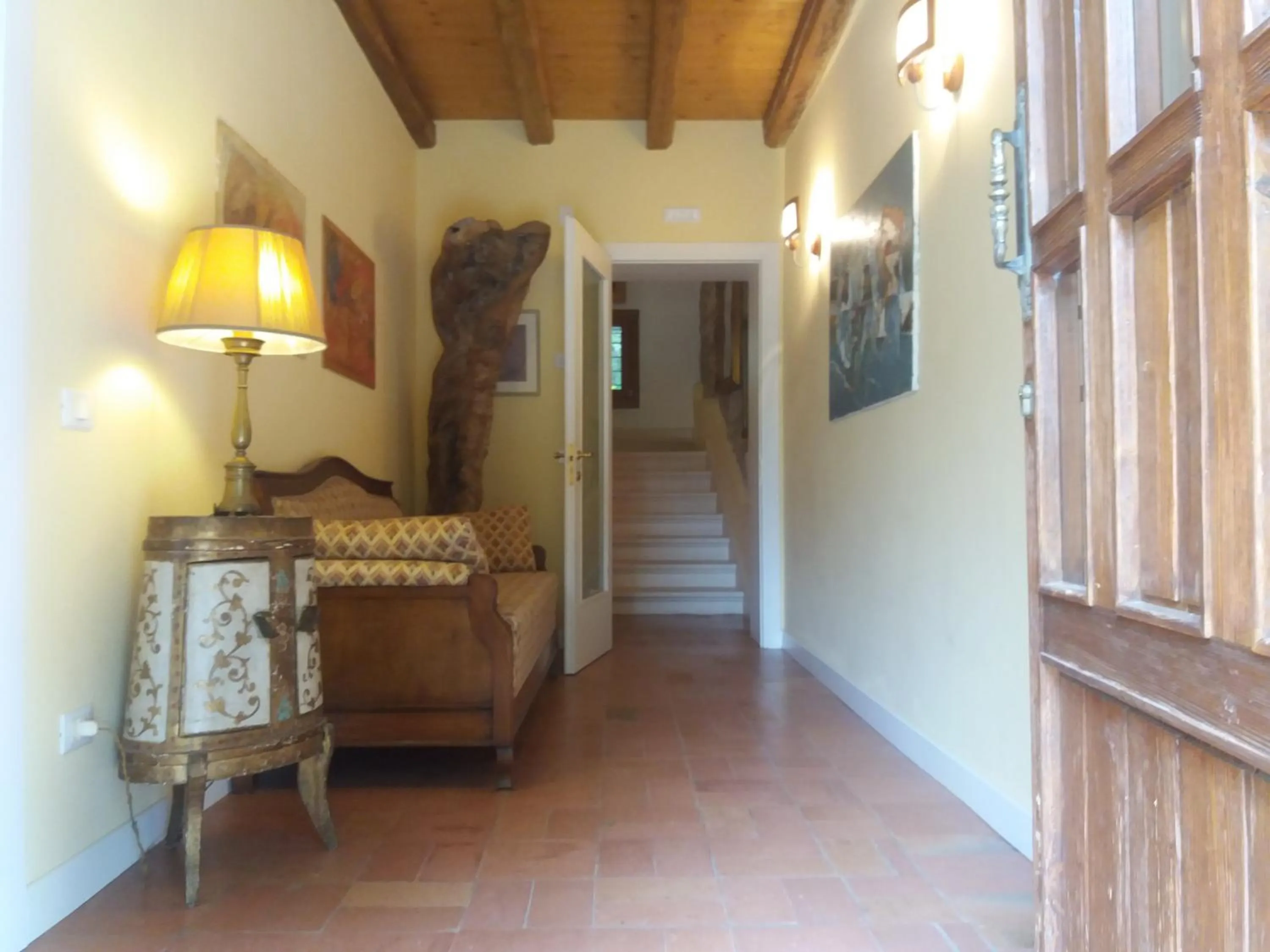 Lobby or reception in B&B in Valle