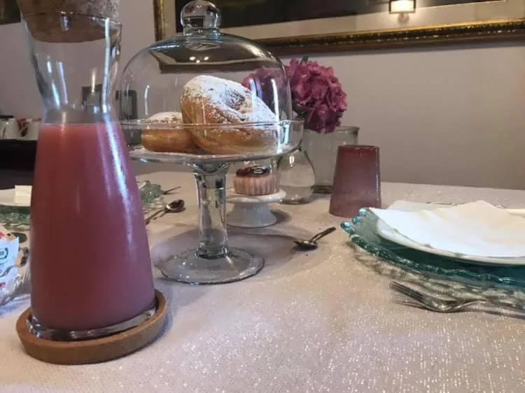 Food and drinks in B&B in Valle