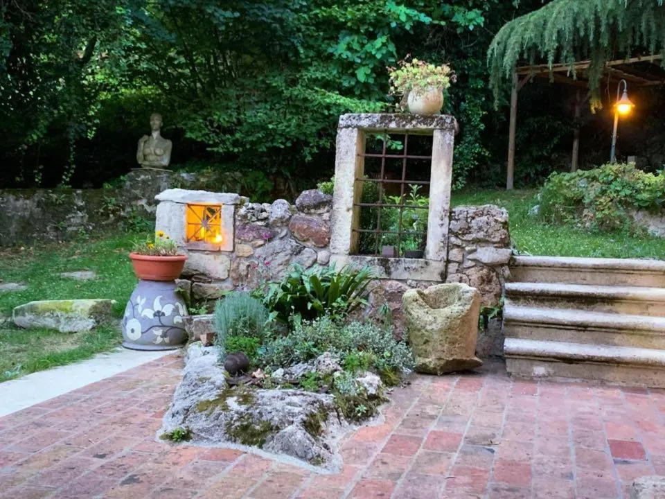 Garden in B&B in Valle