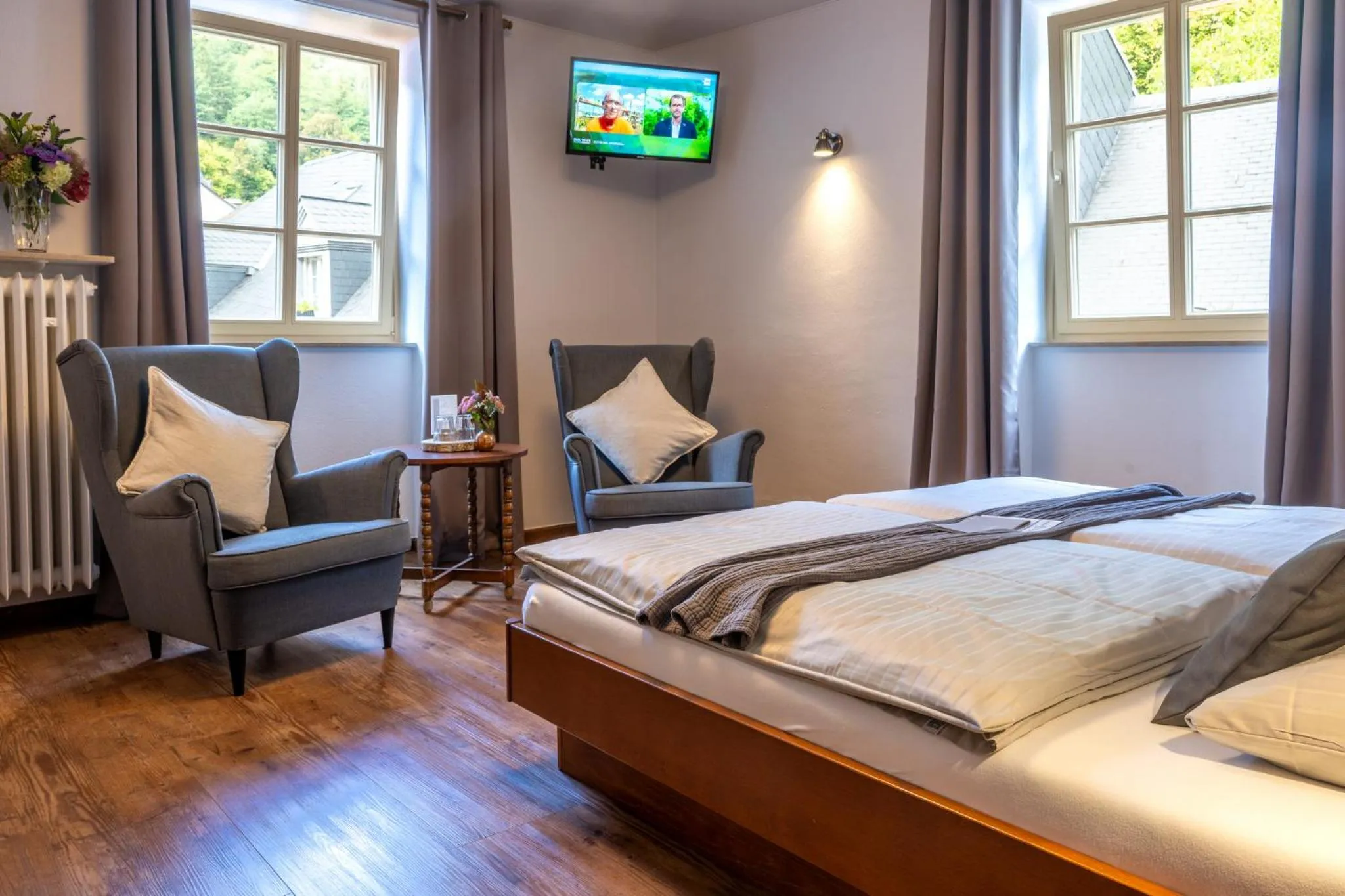 Bedroom, Bed in Hotel Heintz