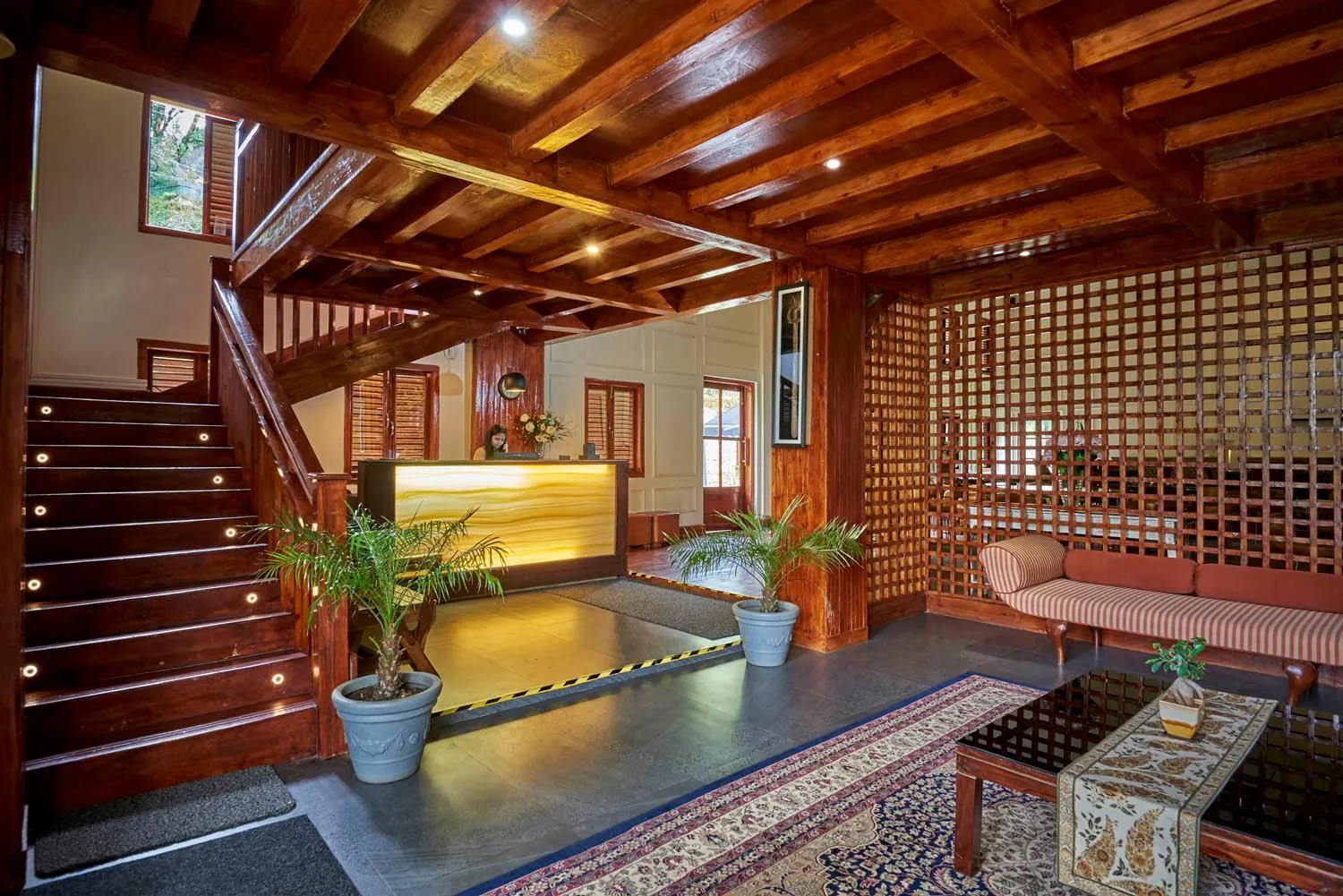 Lobby or reception in The Heritage Club - Tripura Castle Hotel and Spa