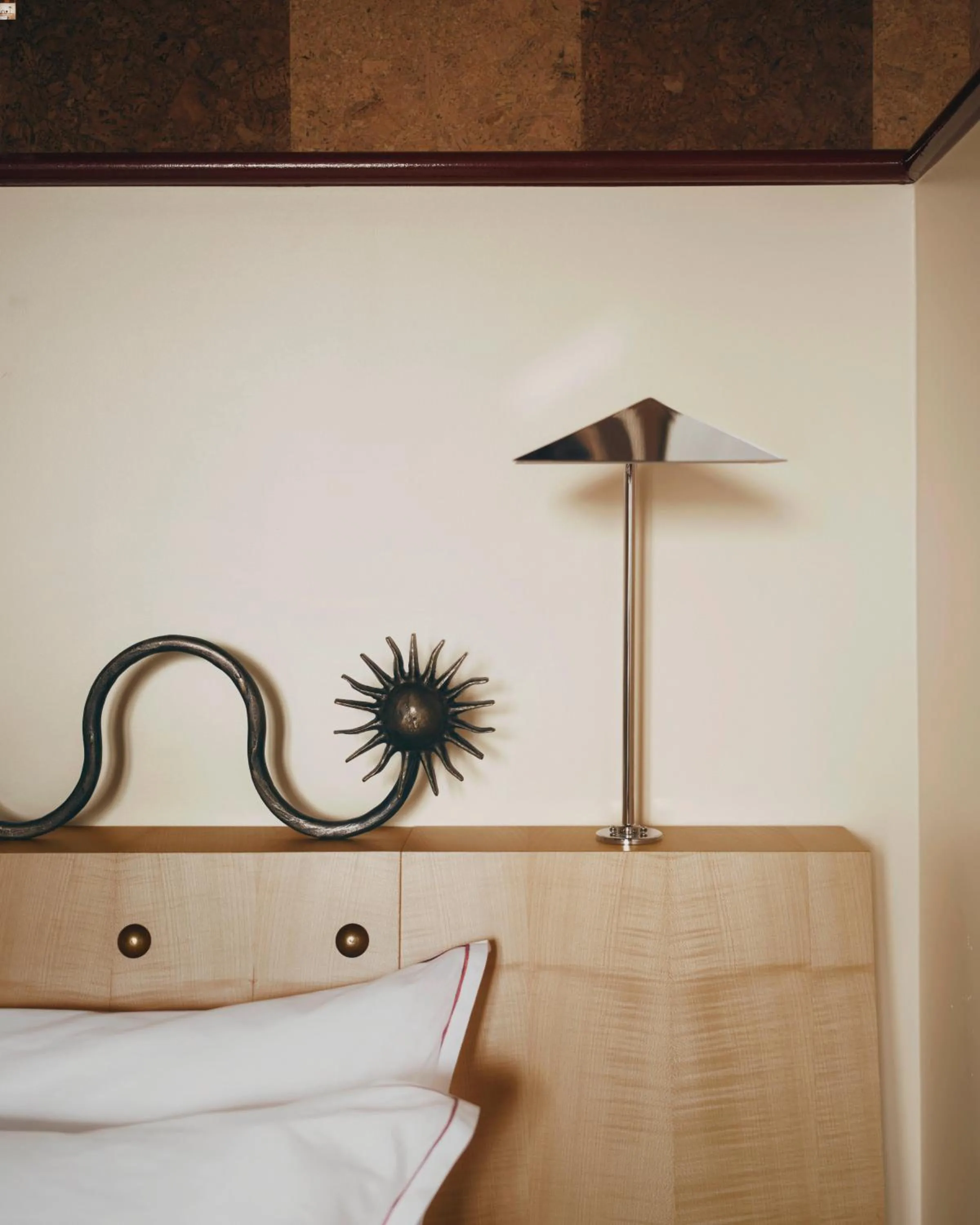 Decorative detail in Hôtel Luxia & Spa