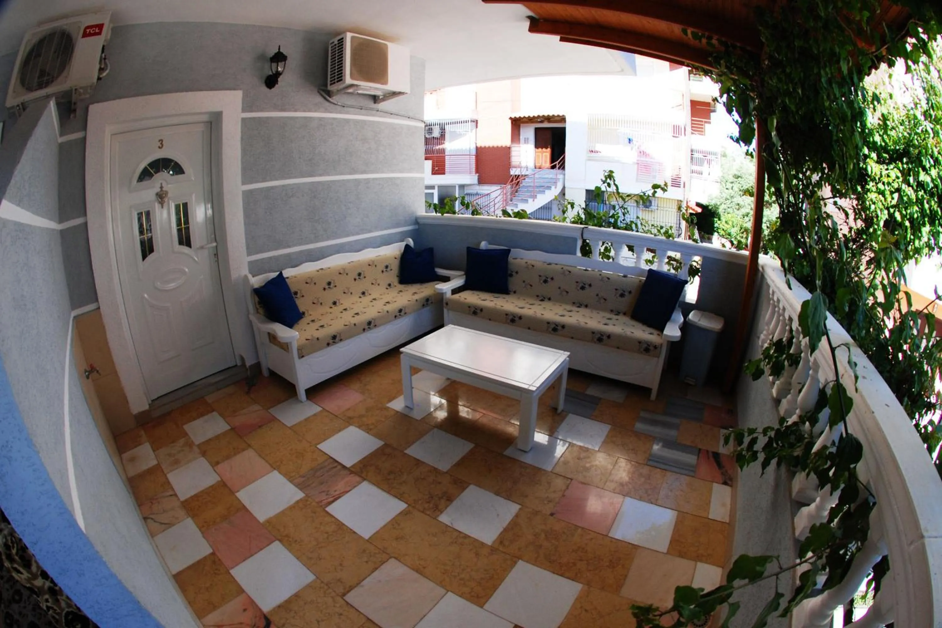 Balcony/Terrace in Hotel Vila Alvin & Apartments