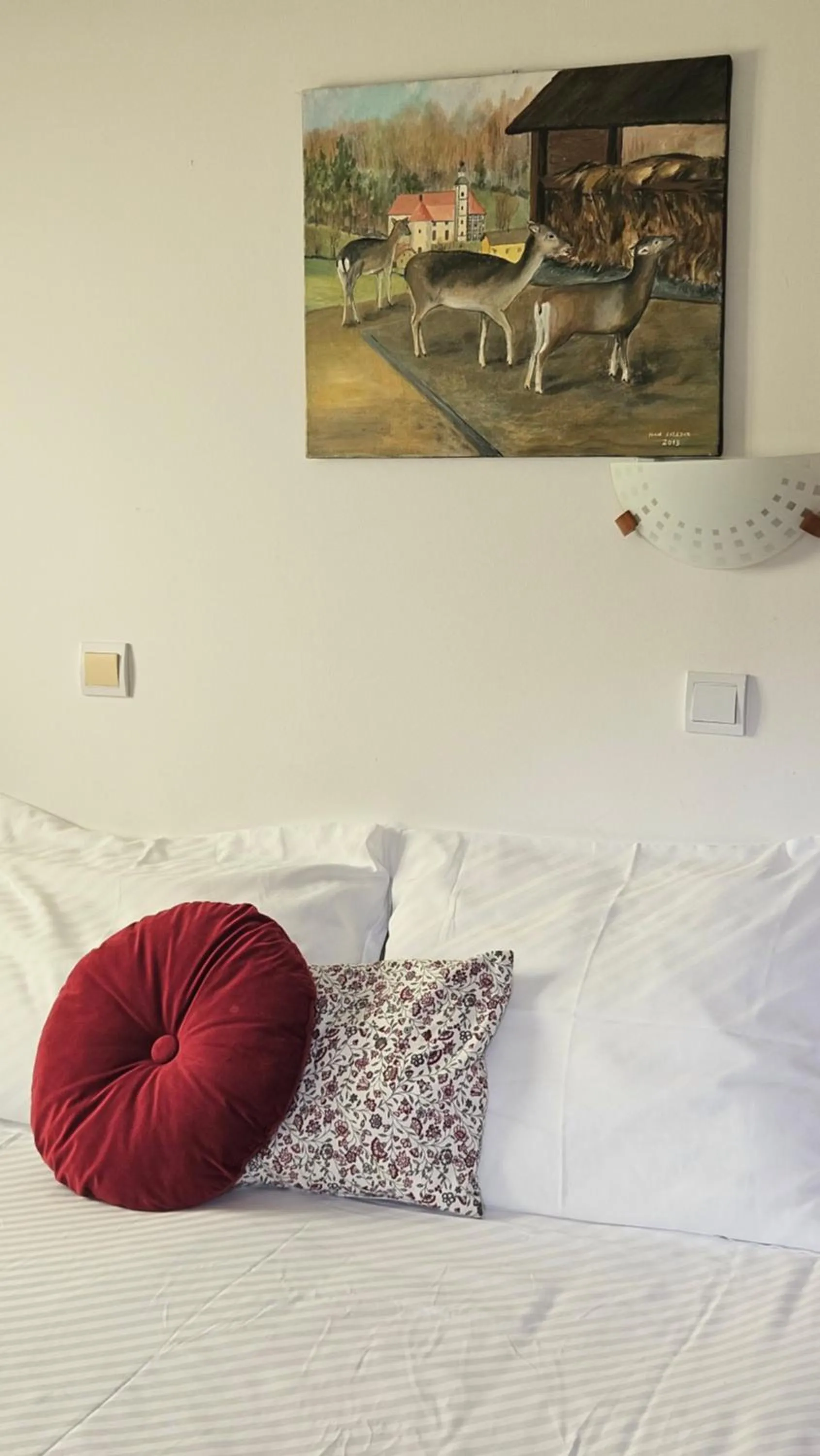 Bed in Guest House Pod Grebenom