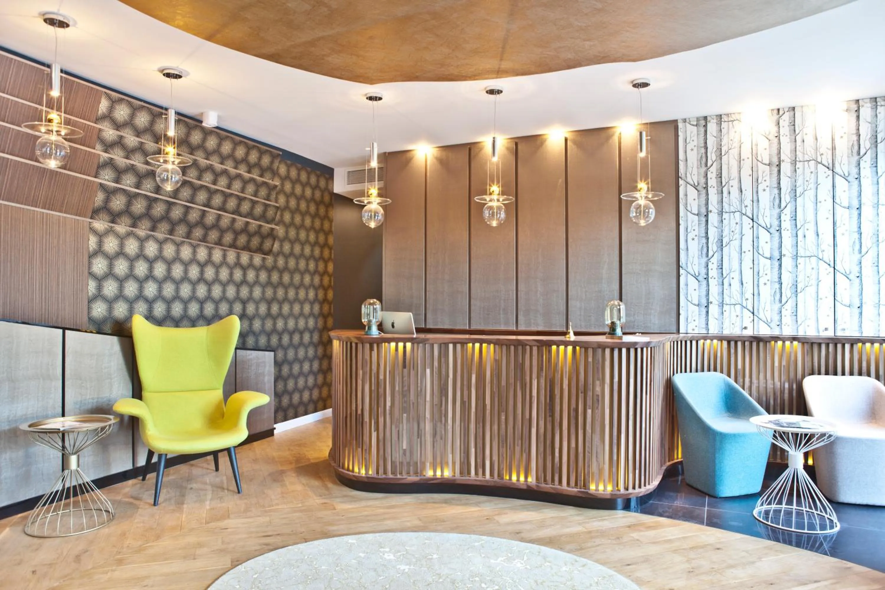 Lobby or reception in Hotel Le Saint Gelais