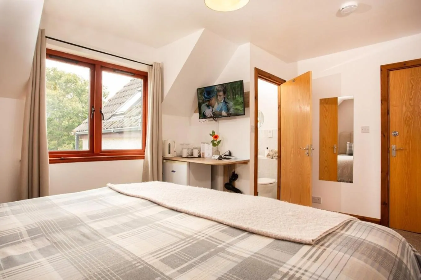 Bed in Beechwood Lodge