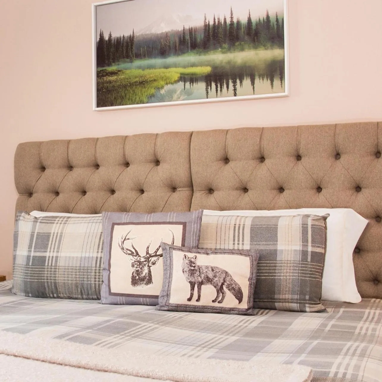 Bed in Beechwood Lodge