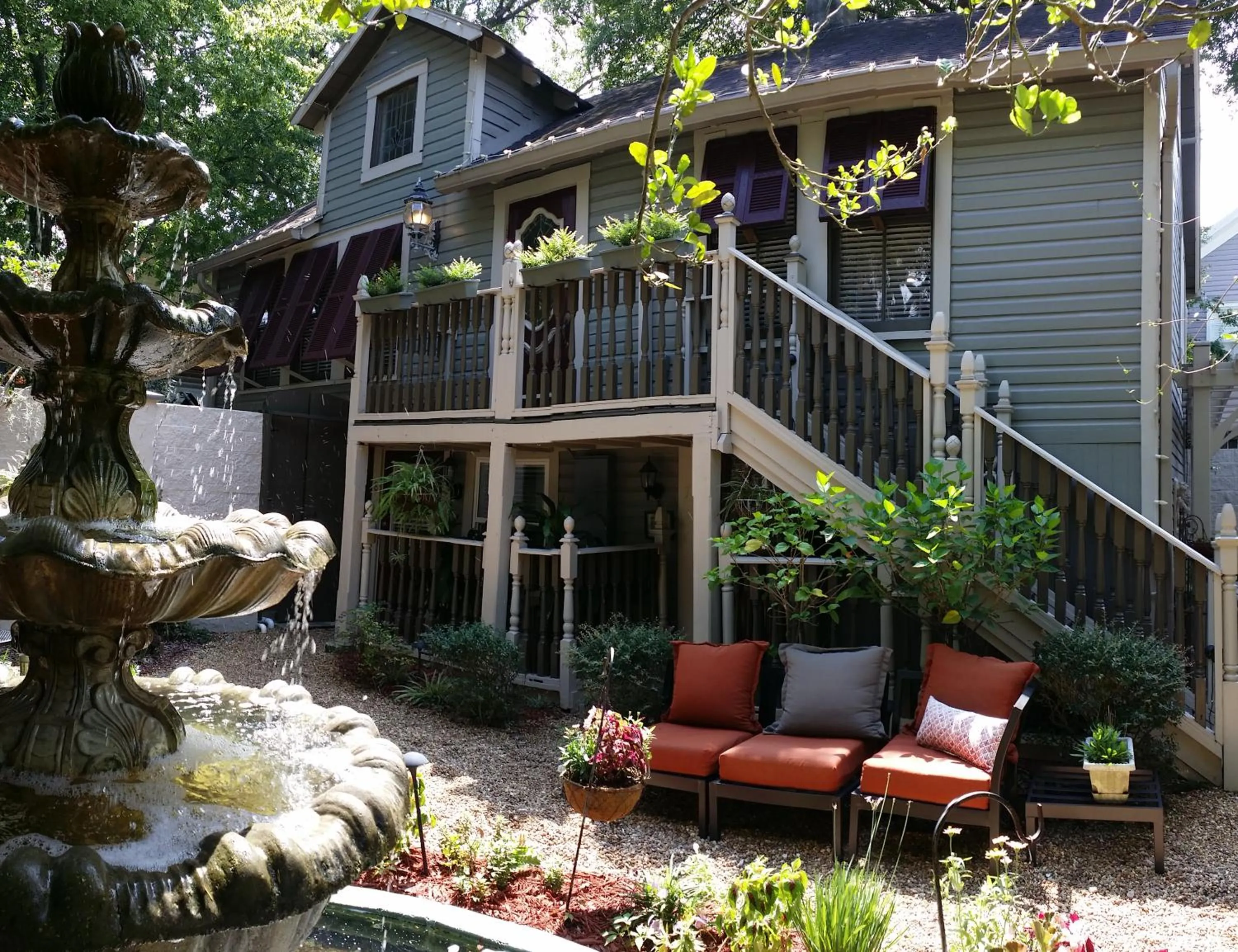 Garden in Peace & Plenty Inn Bed and Breakfast Downtown St Augustine-Adults Only