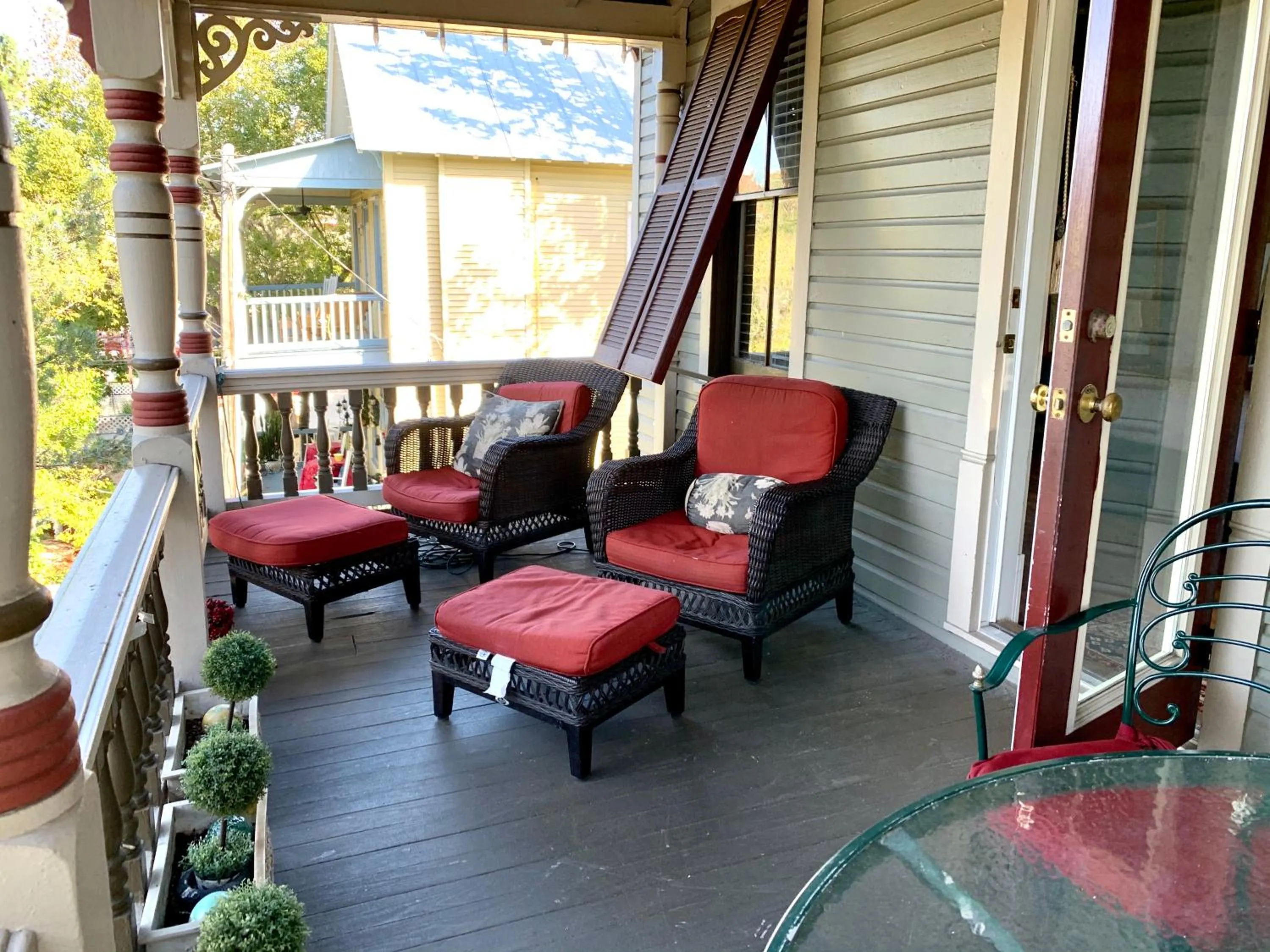 Balcony/Terrace in Peace & Plenty Inn Bed and Breakfast Downtown St Augustine-Adults Only