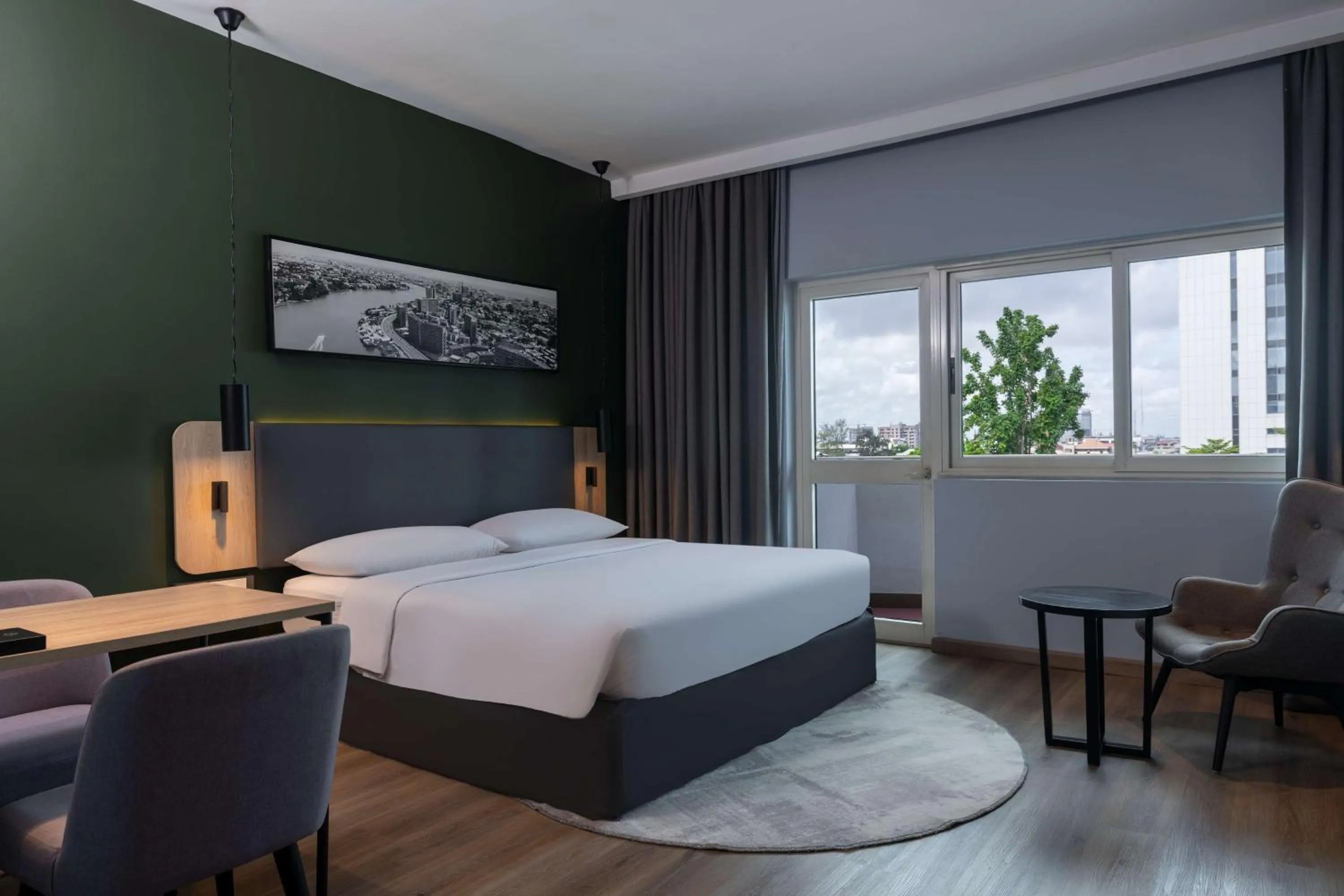 Bedroom, Bed in Park Inn by Radisson, Lagos Victoria Island