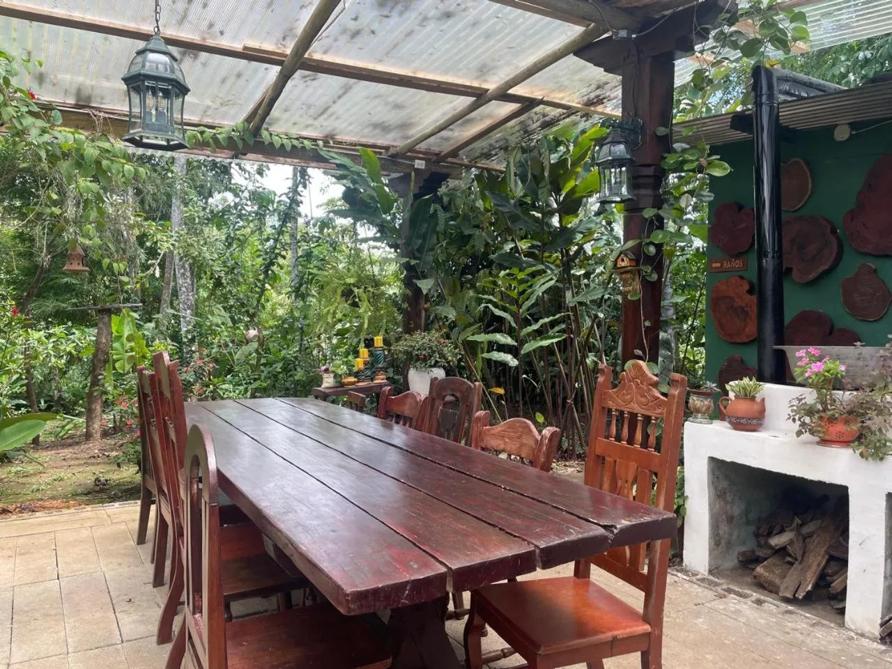 Patio in Kakao Lodge & Garden Río Celeste