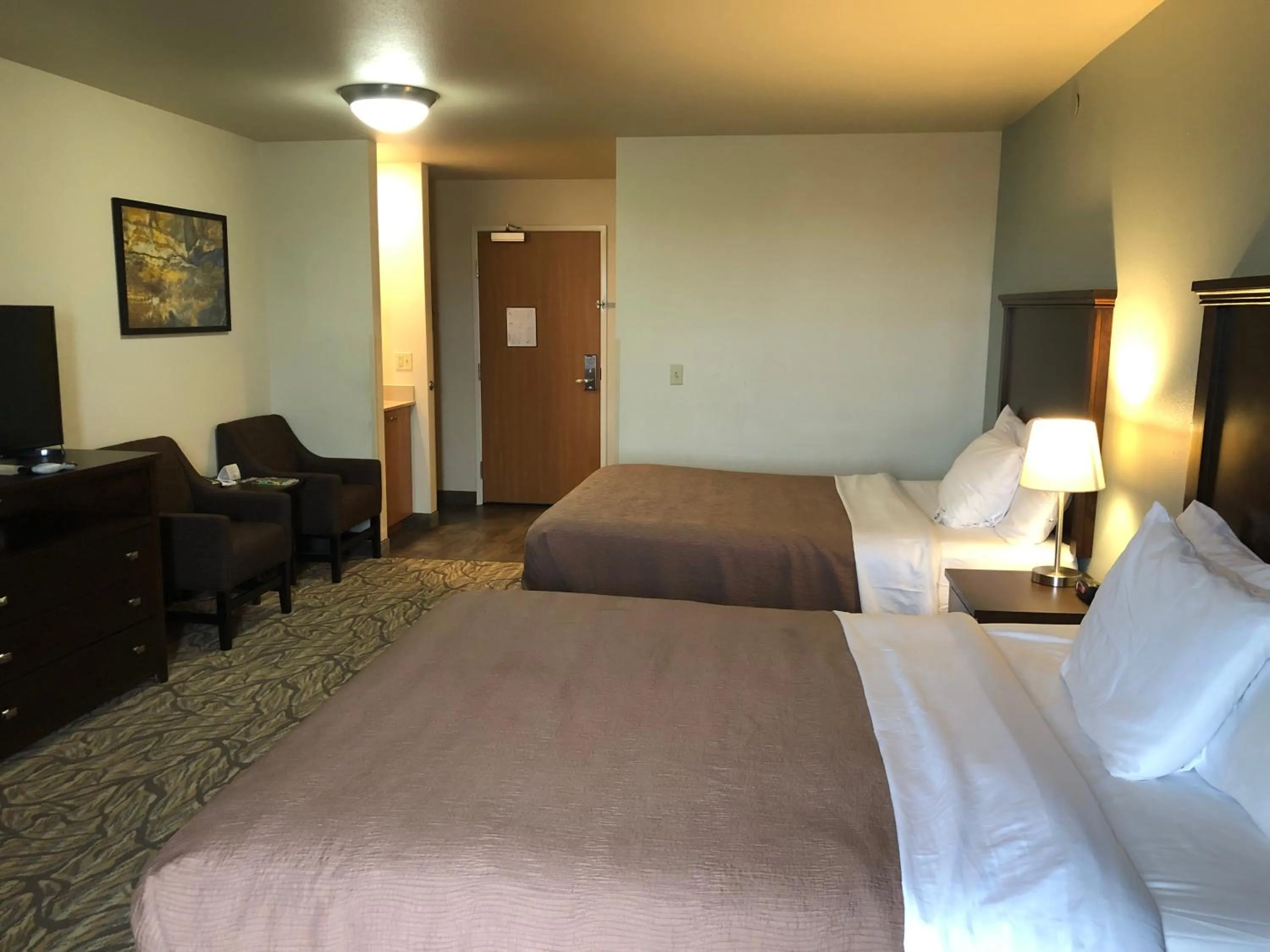 Bed in Aptel Studio Hotel