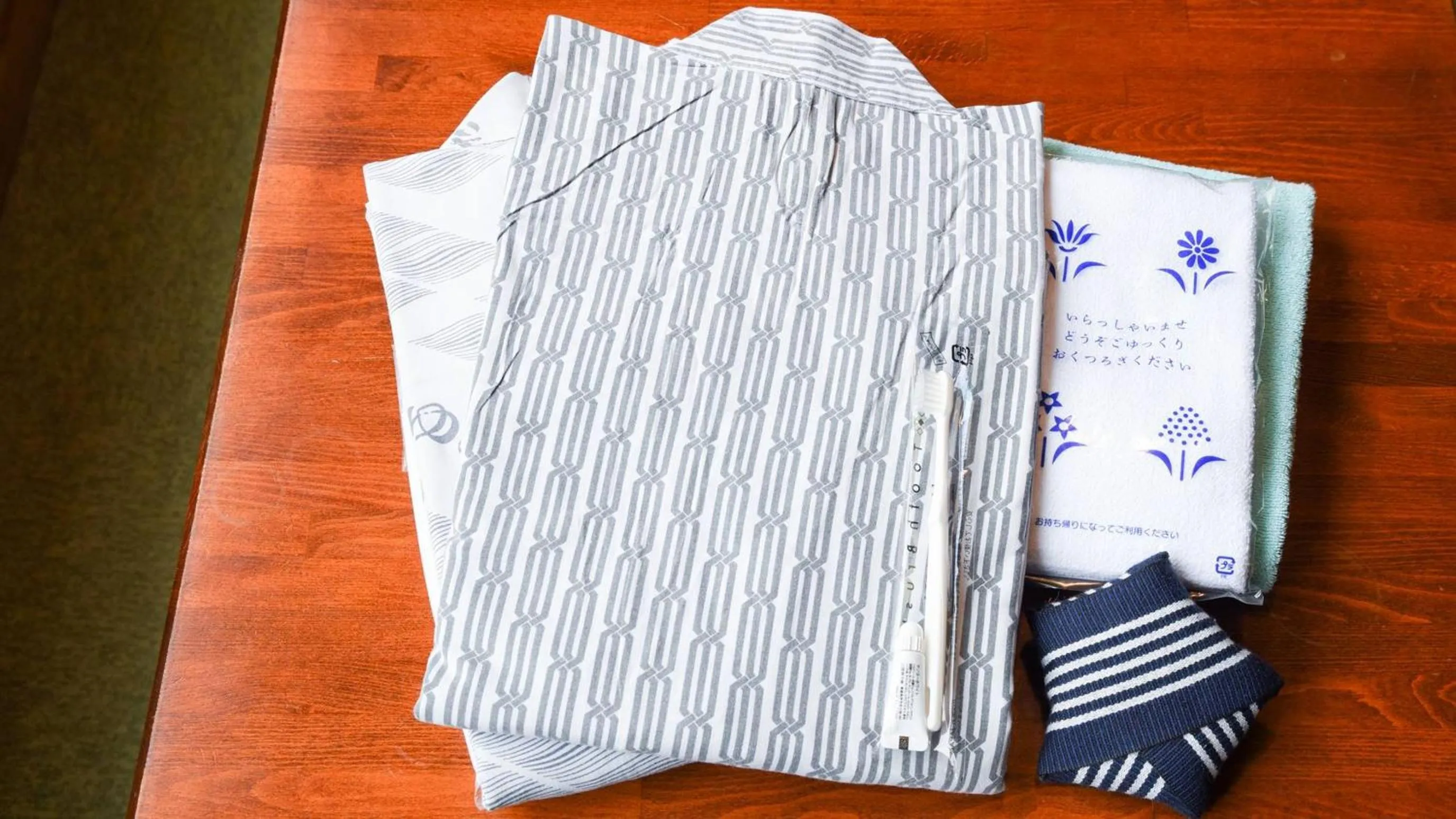 towels in Hotel Yunotaniso