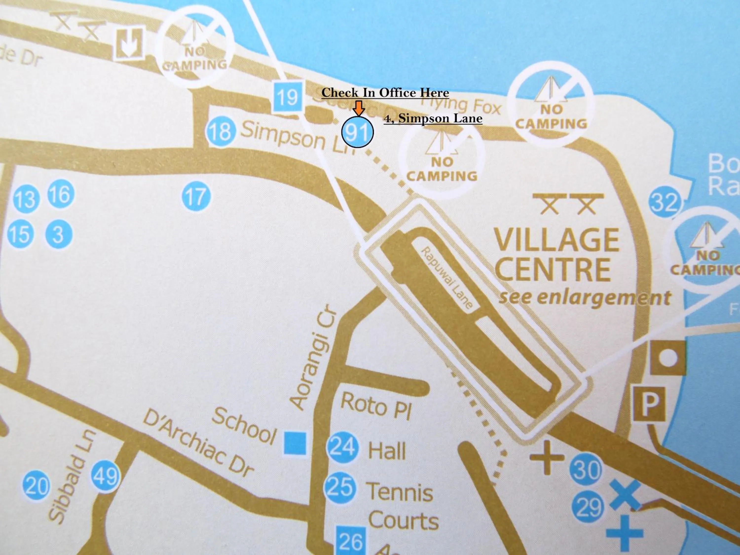 Location in Tractor Shed