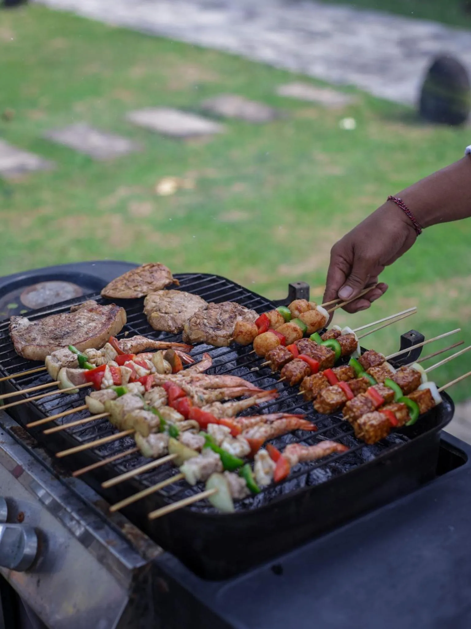 BBQ facilities in The Kirana Ungasan