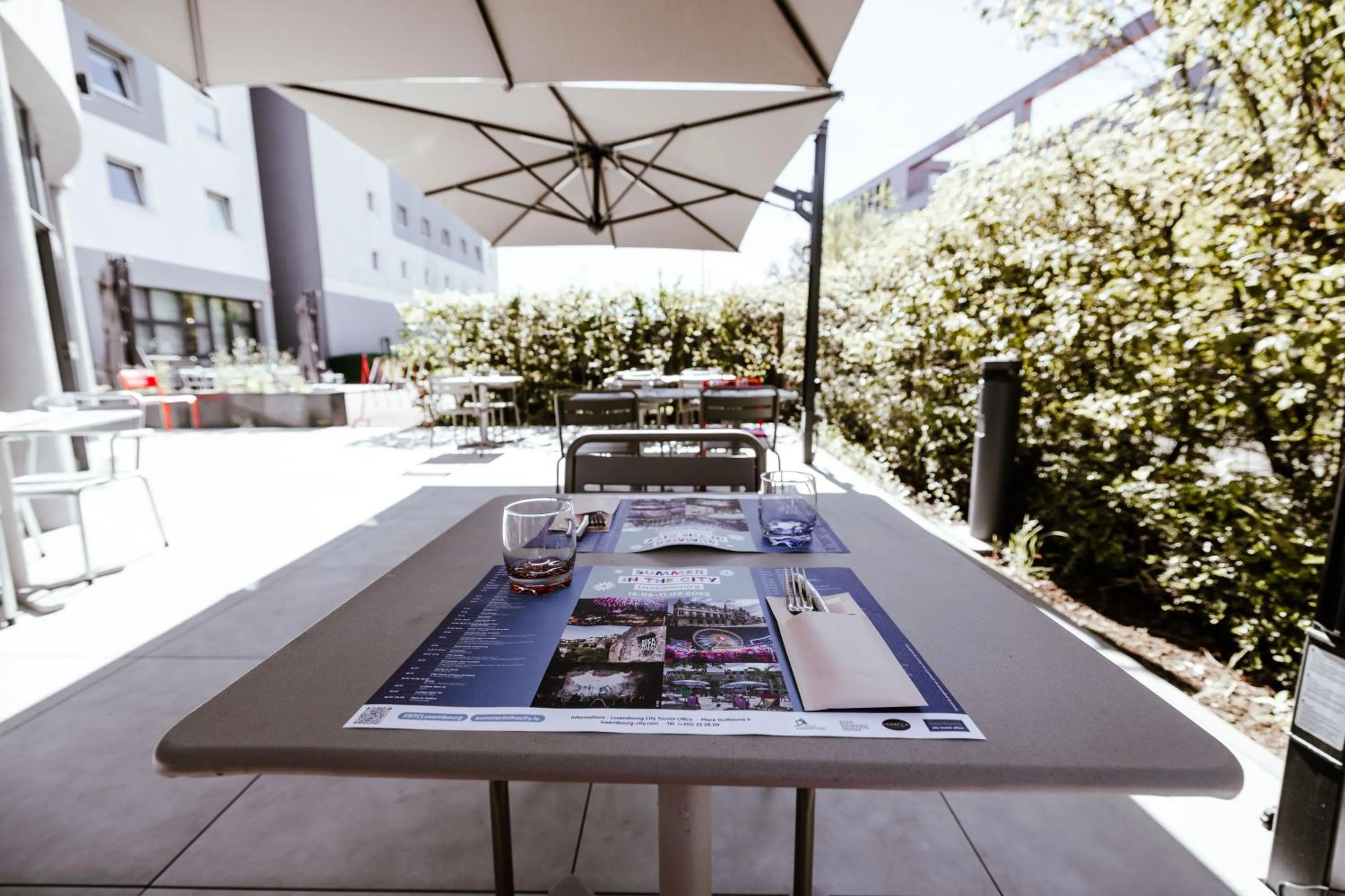 Balcony/Terrace in Ibis Luxembourg Airport
