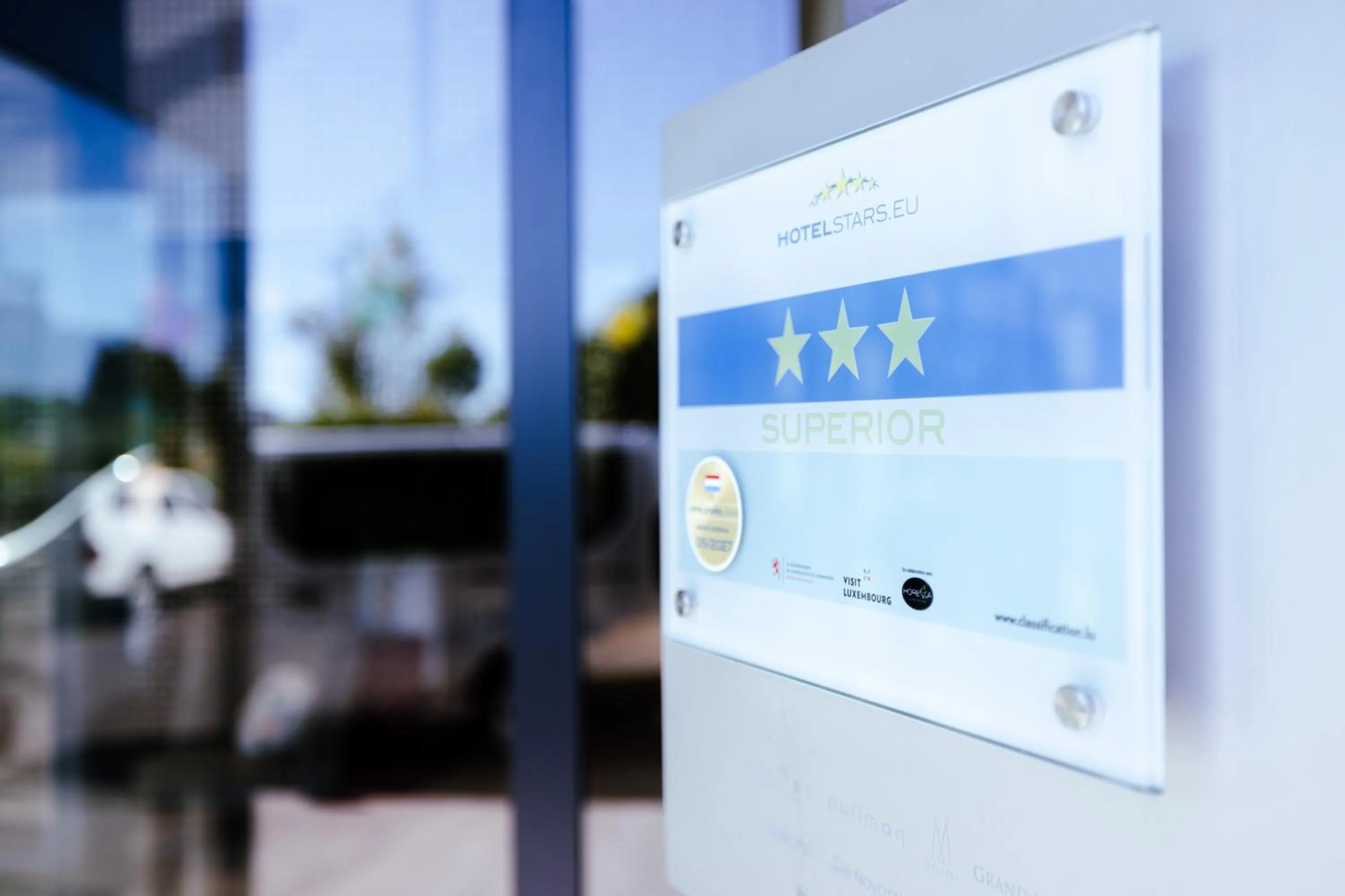 Logo/Certificate/Sign in Ibis Luxembourg Airport