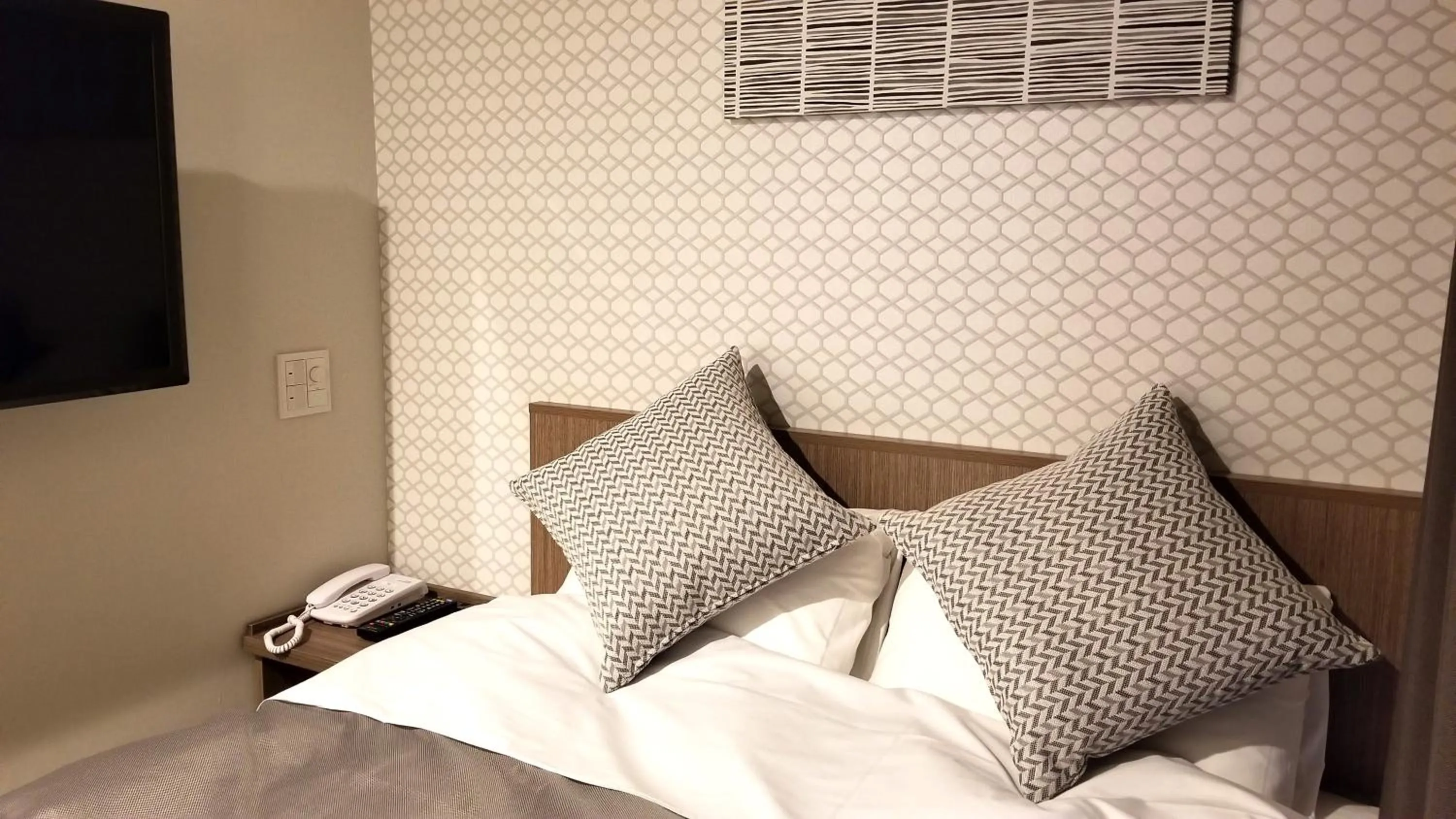 Bed in Hotel Sun Royal Utsunomiya