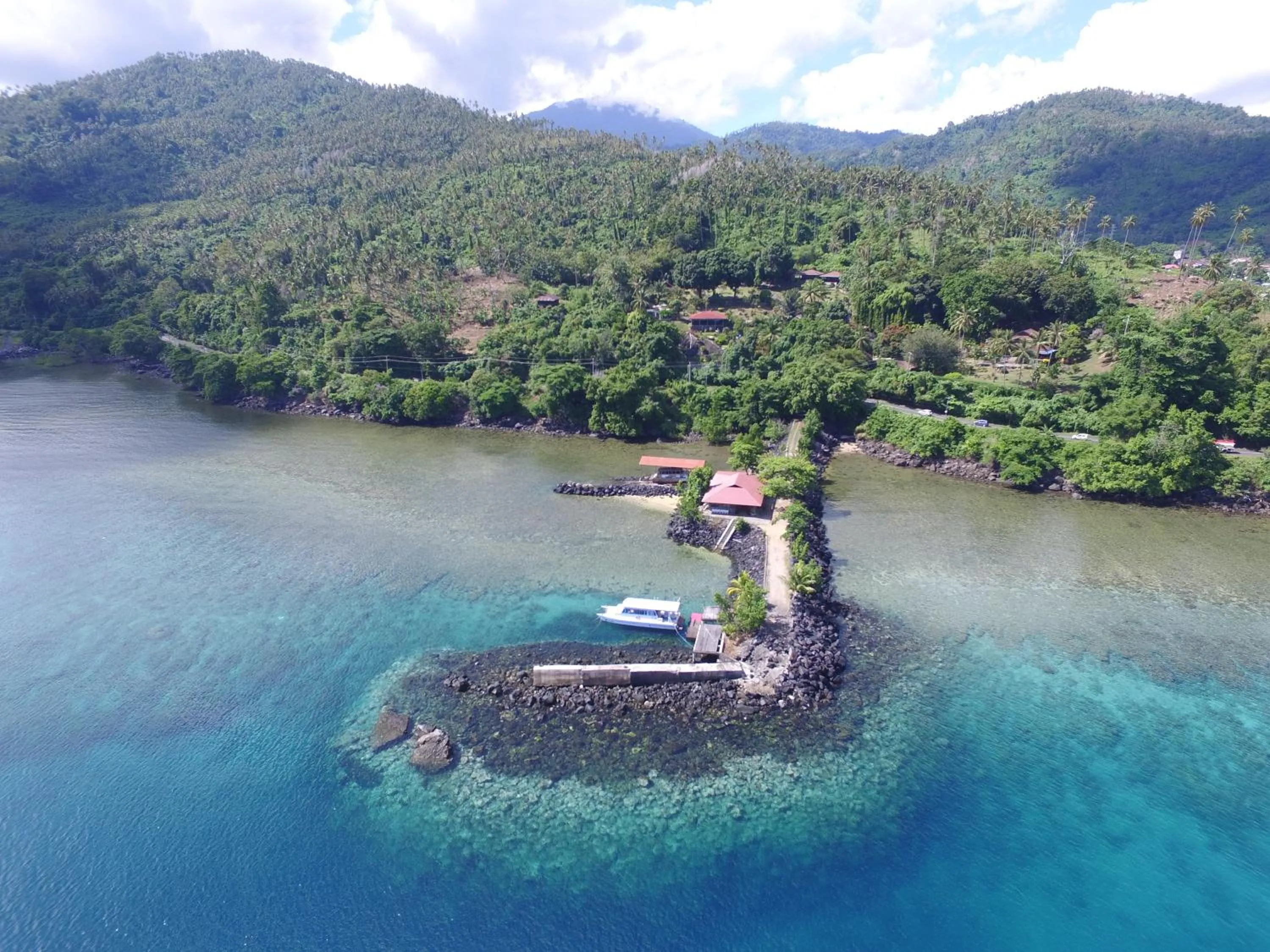Bird's eye view in Lumbalumba Resort - Manado