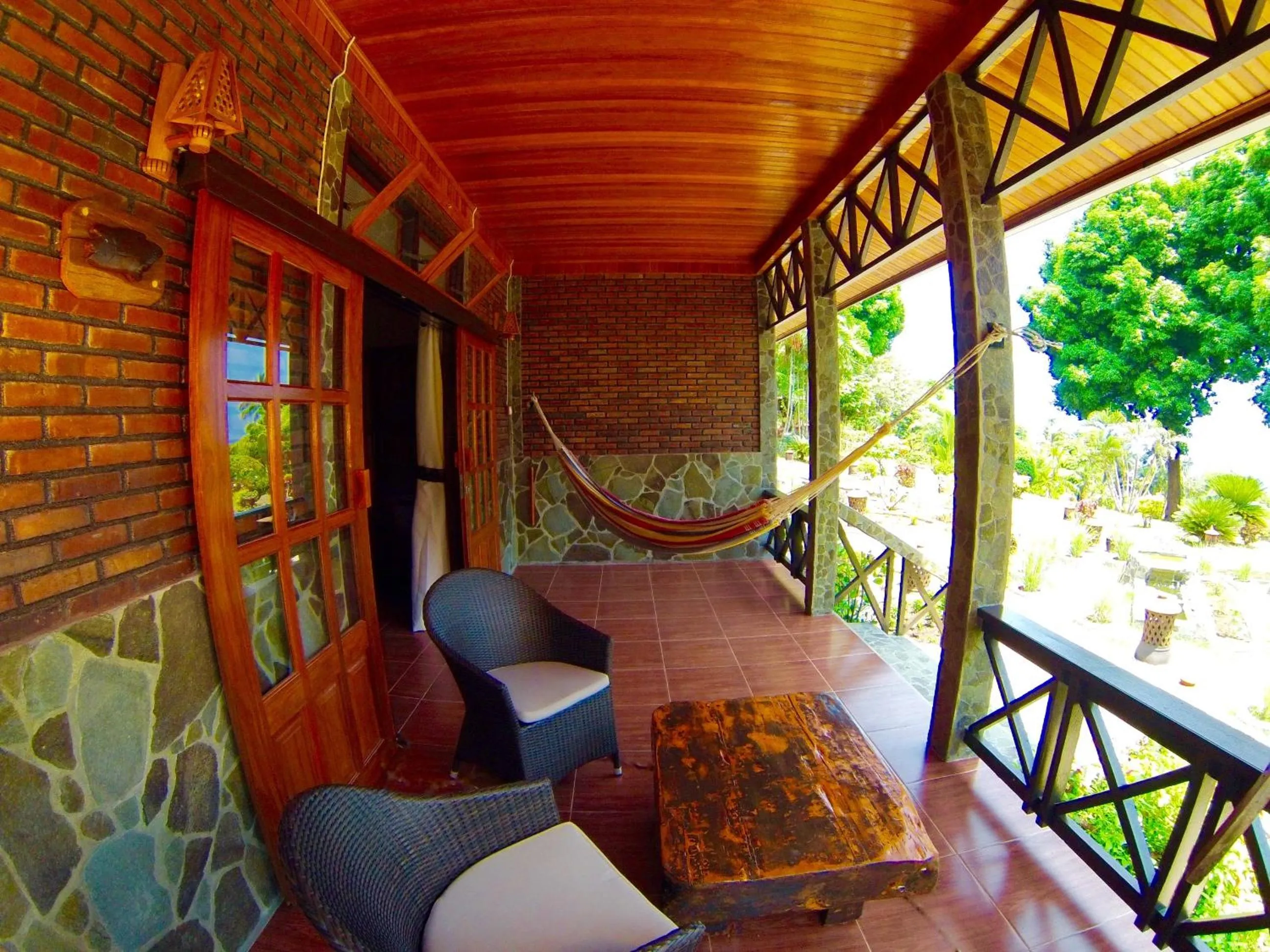 Patio in Lumbalumba Resort - Manado