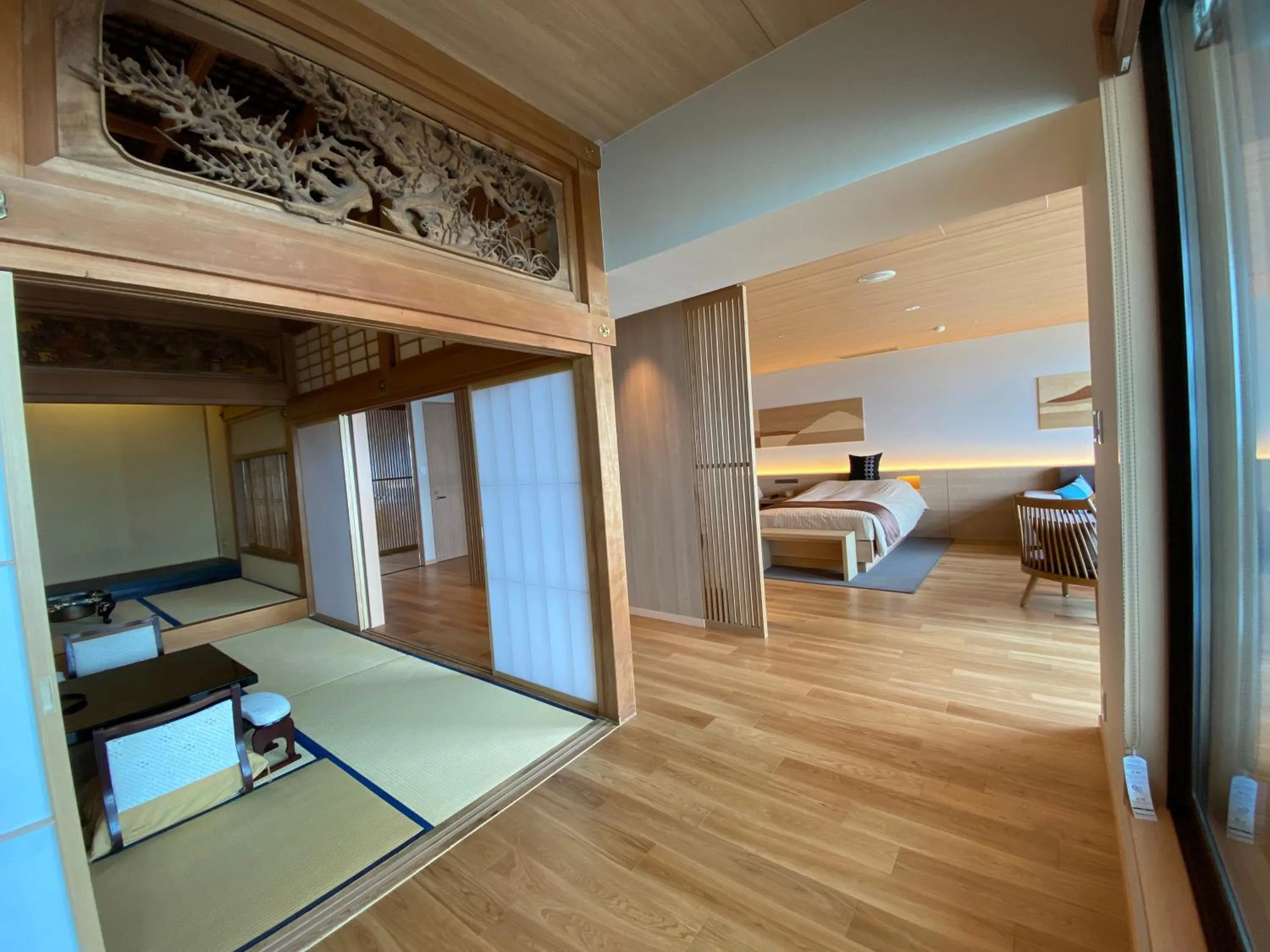 Living room, Bed in Kaisenkaku