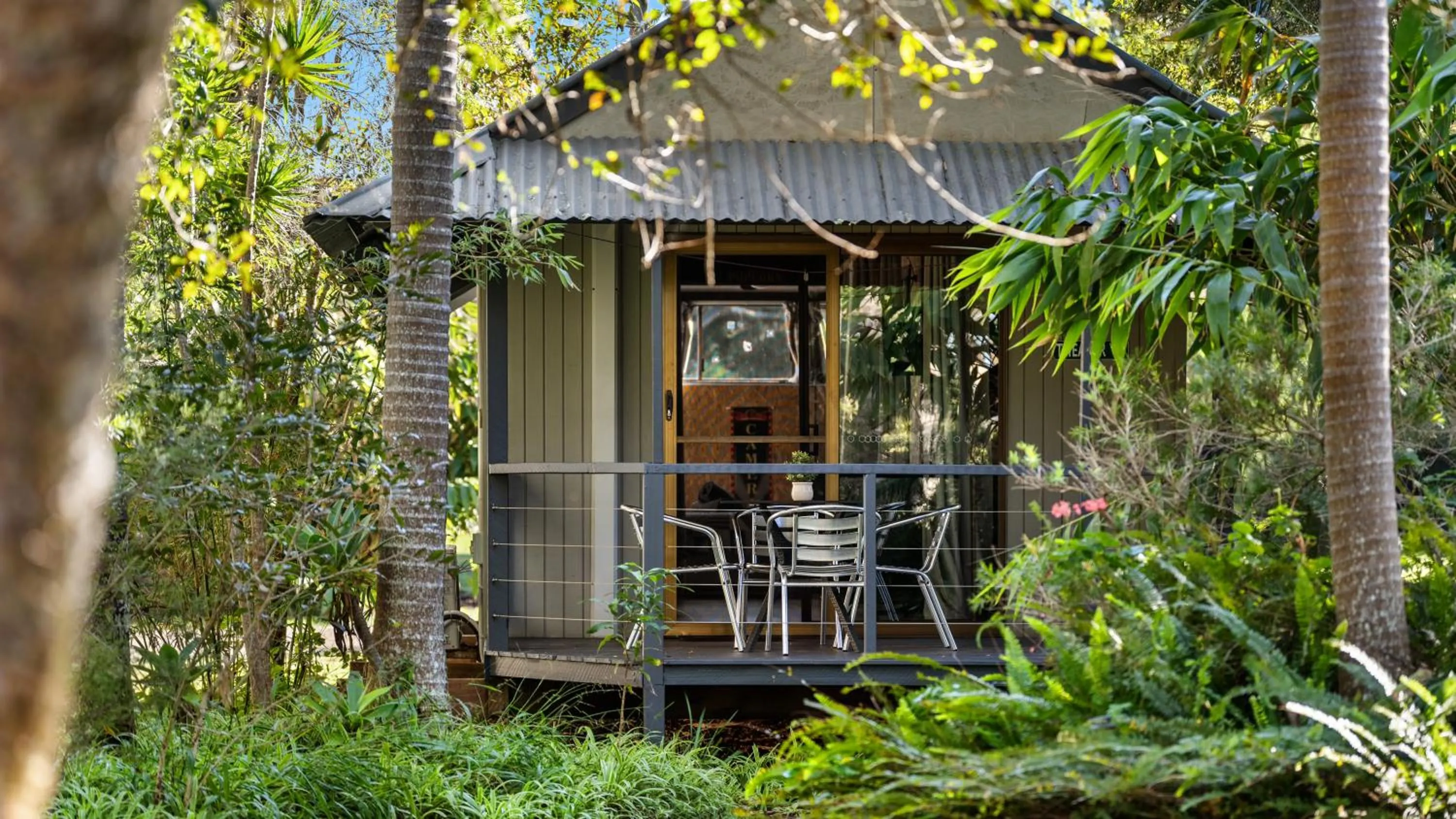 Garden in Wooli River Lodges