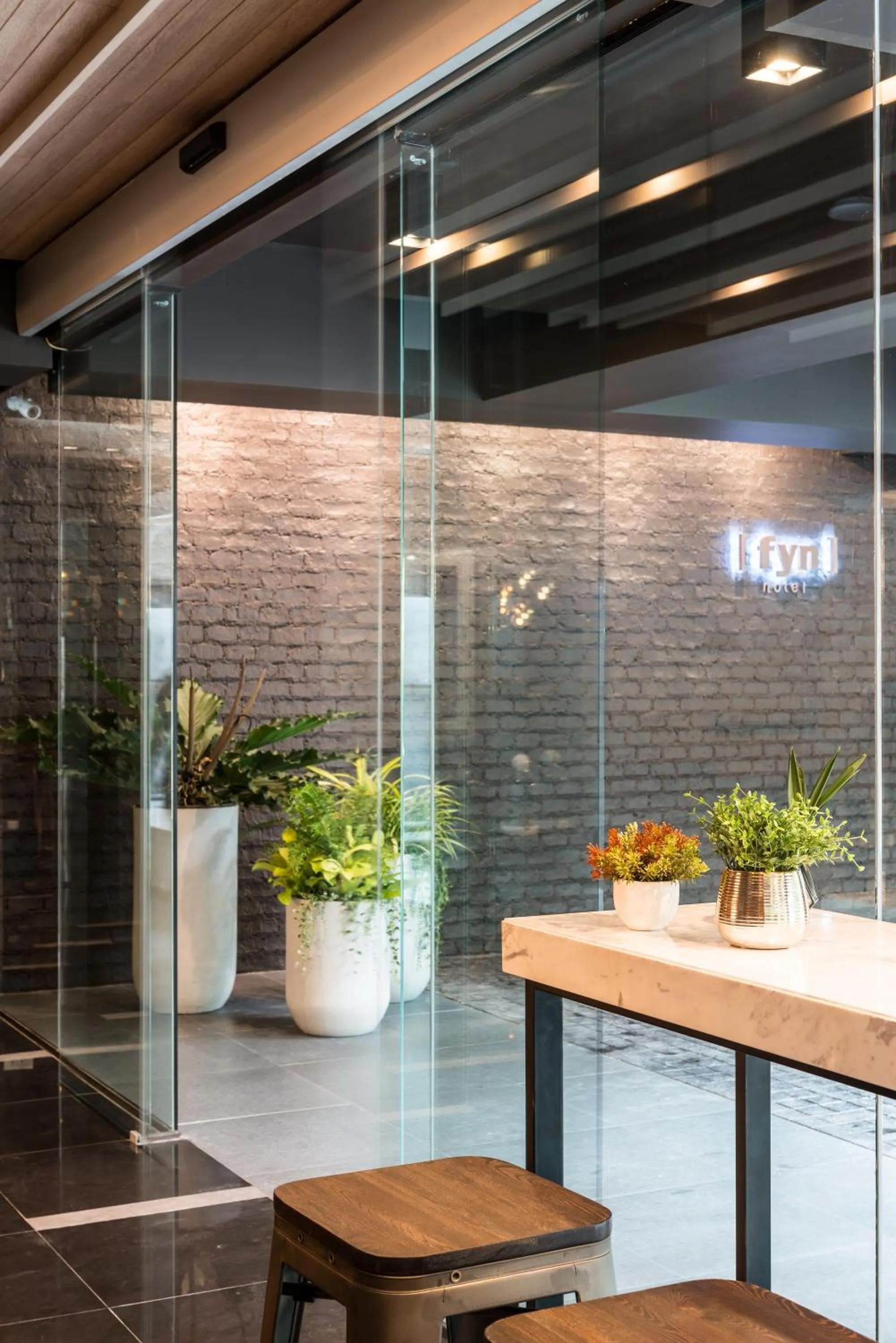 Facade/entrance in Fyn Hotel